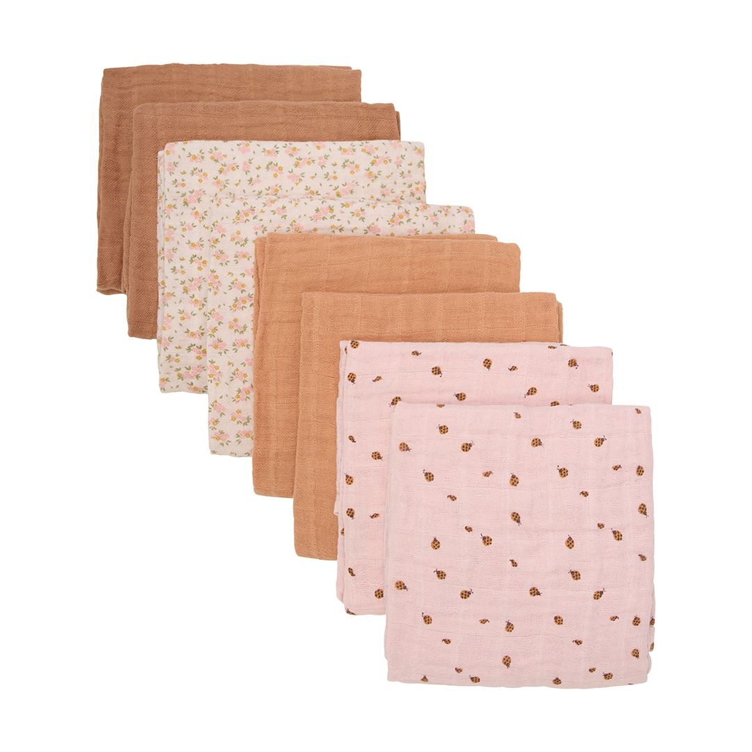 Gassklut, Pippi,  Sepia Rose, 8pk