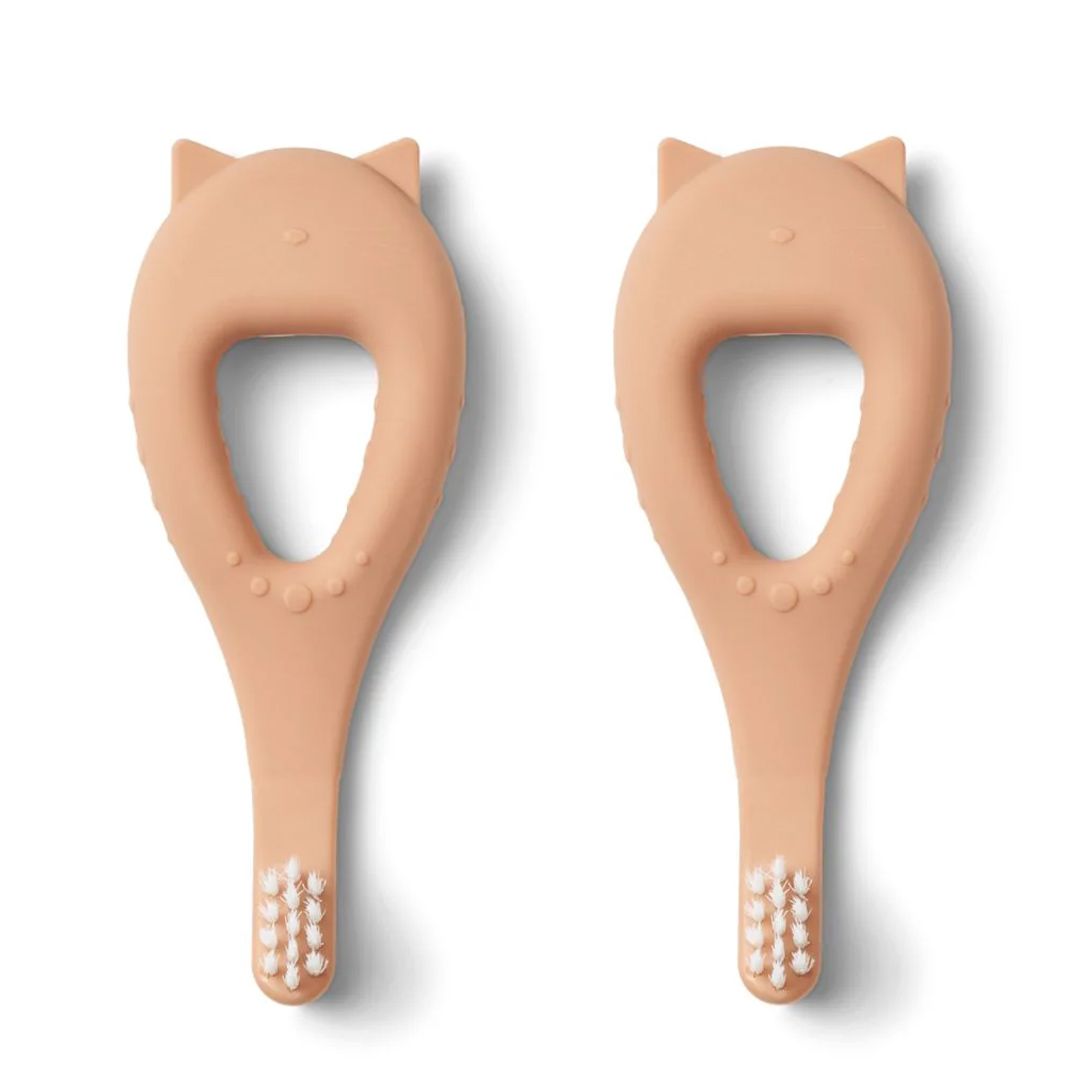 Tannbørste, Liewood,  Janelle Cat, Tuscany Rose 2pk