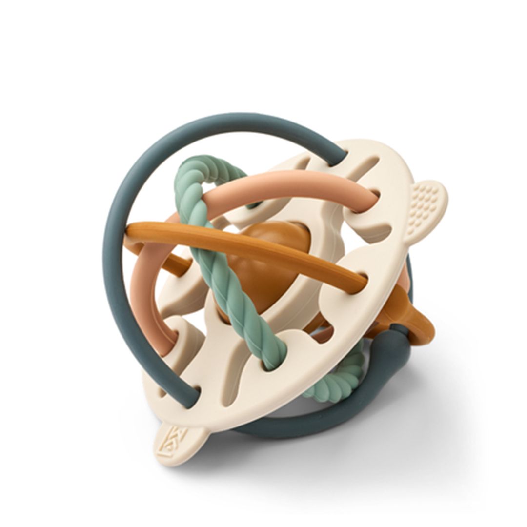 Biteleke, Liewood, Hakim Silicone Mix Rattle
