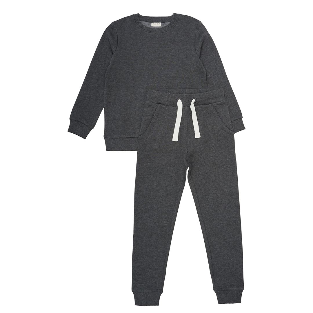 Joggedress, Minymo, Dark Gray Melange