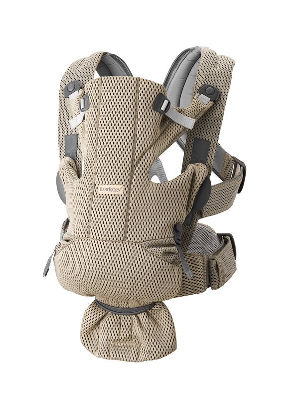 Bæresele, Babybjørn, Move, 3D Mesh, Grå/Beige