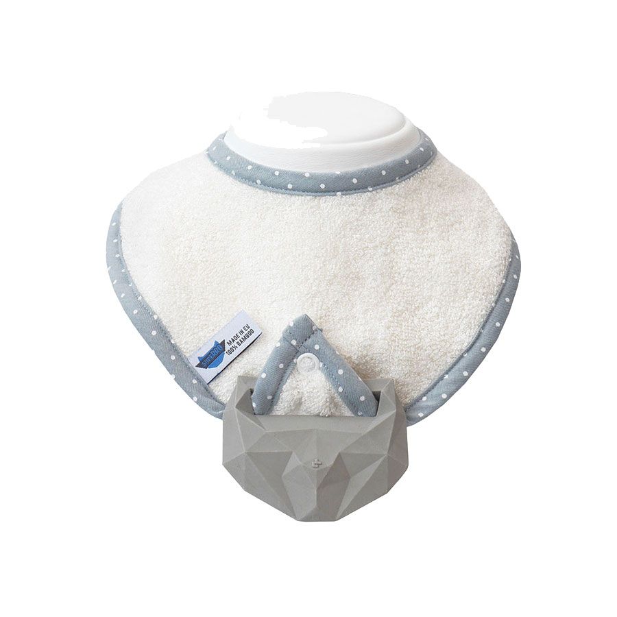 LullaLove smekke m/bitering i naturgummi, hvit