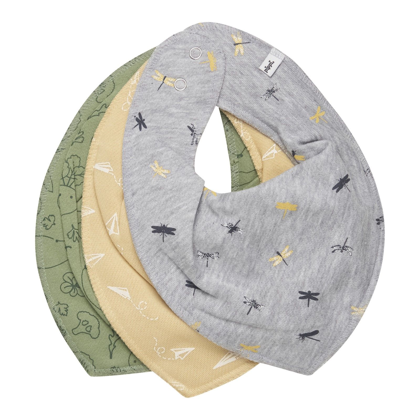 Smekke, Pippi, Dry green, 3 pk, One Size