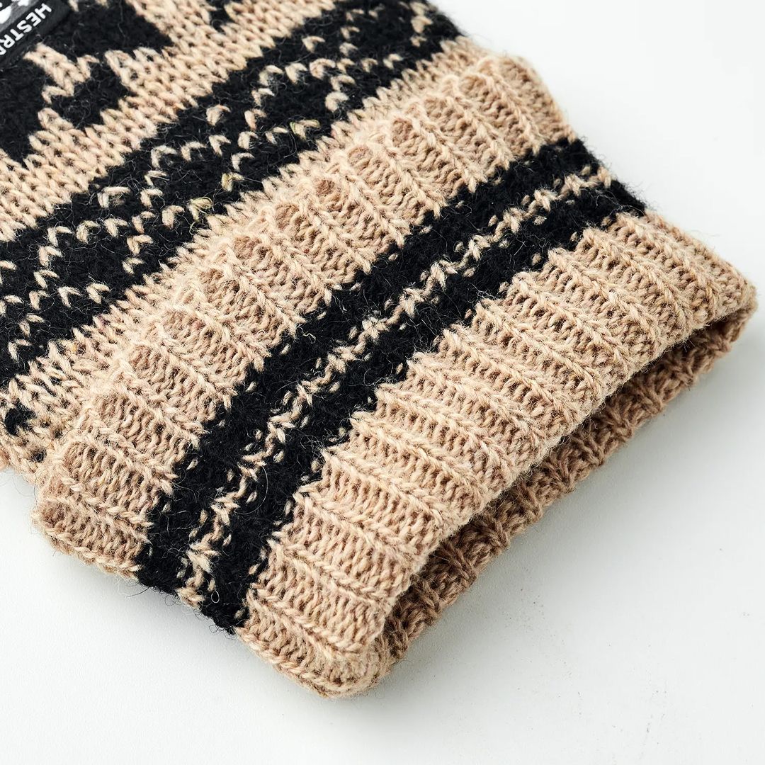 Ullvotter, Hestra, Nordic Junior, Beige/Black