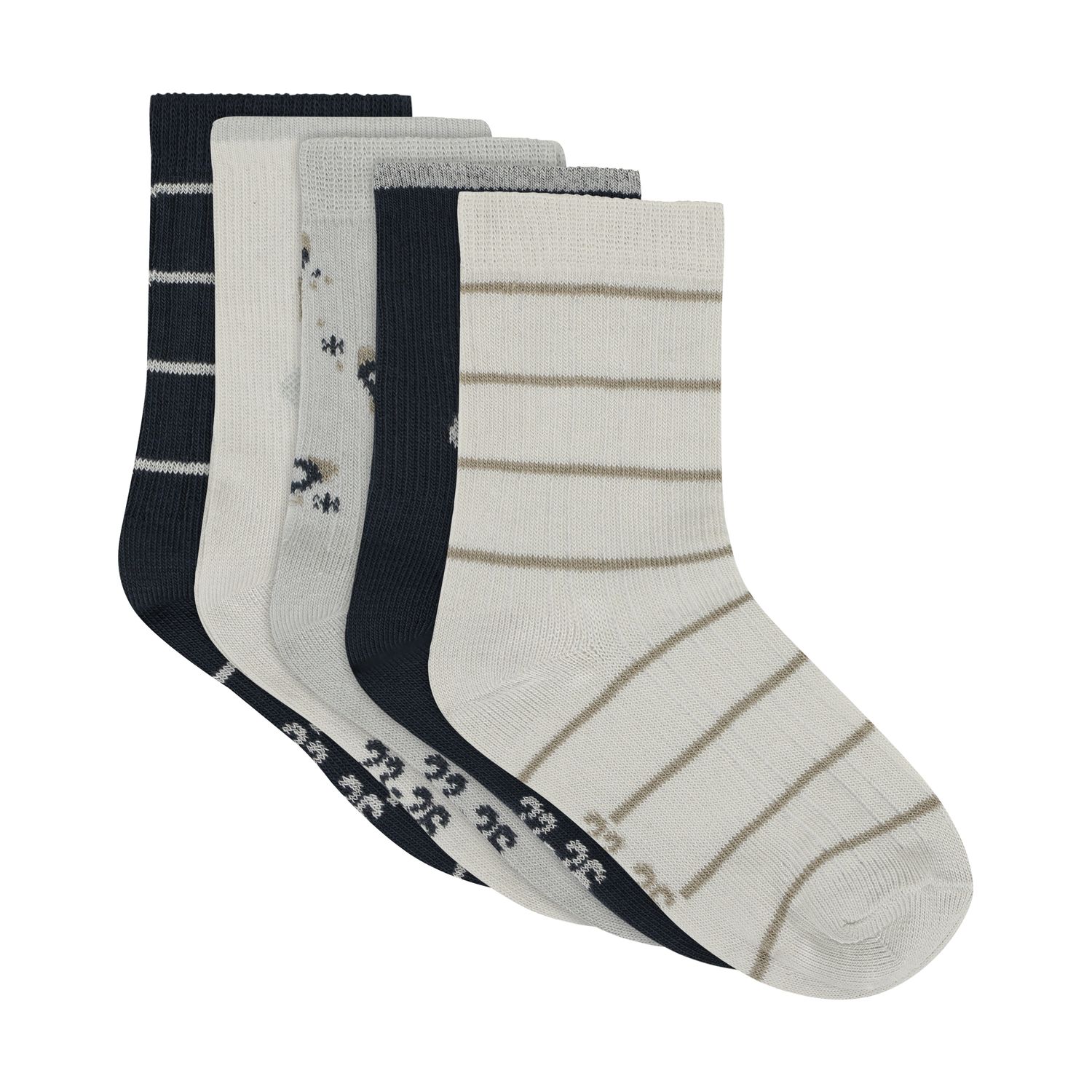 Minymo Sokker 5pk, Willam Gray