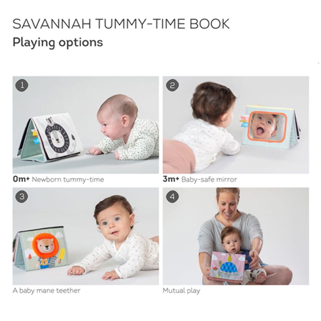 Aktivitetsbok, TAF Toys, Savannah, Tummy-Time
