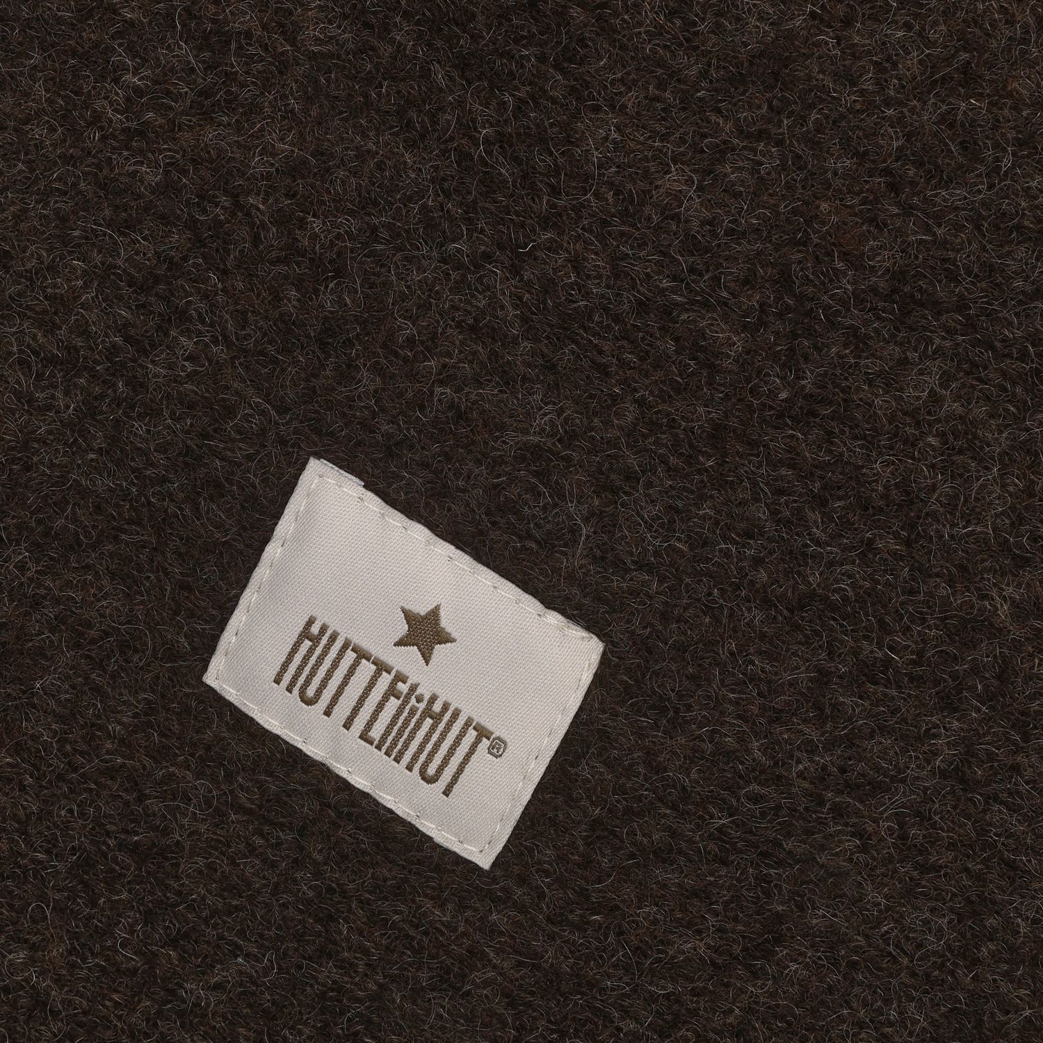 Balaclava, Huttelihut, Merinoull, Dark Brown Melange