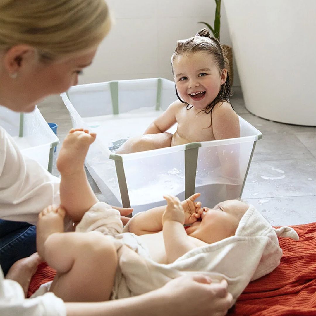 Stokke® Flexi Bath® X-Large inkl. Newborn Support, Sandy Beige