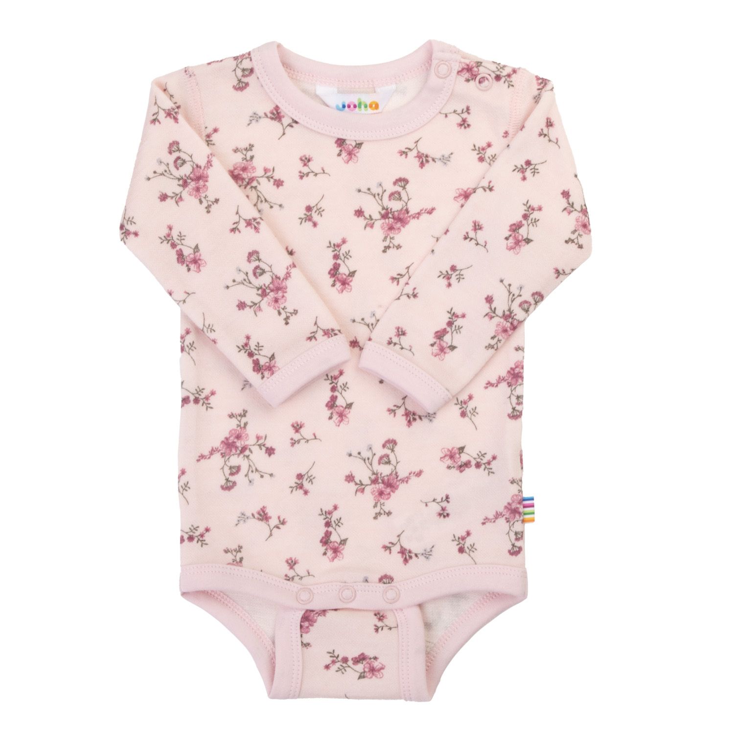 Joha Ullbody Rosa m/blomster