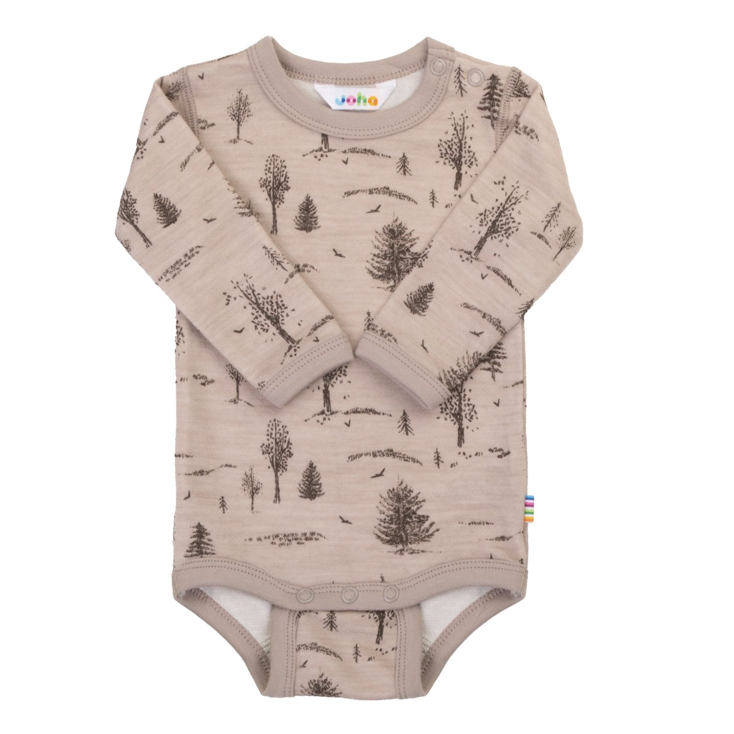 Joha Body, Ull/Bambus, Skog, Beige