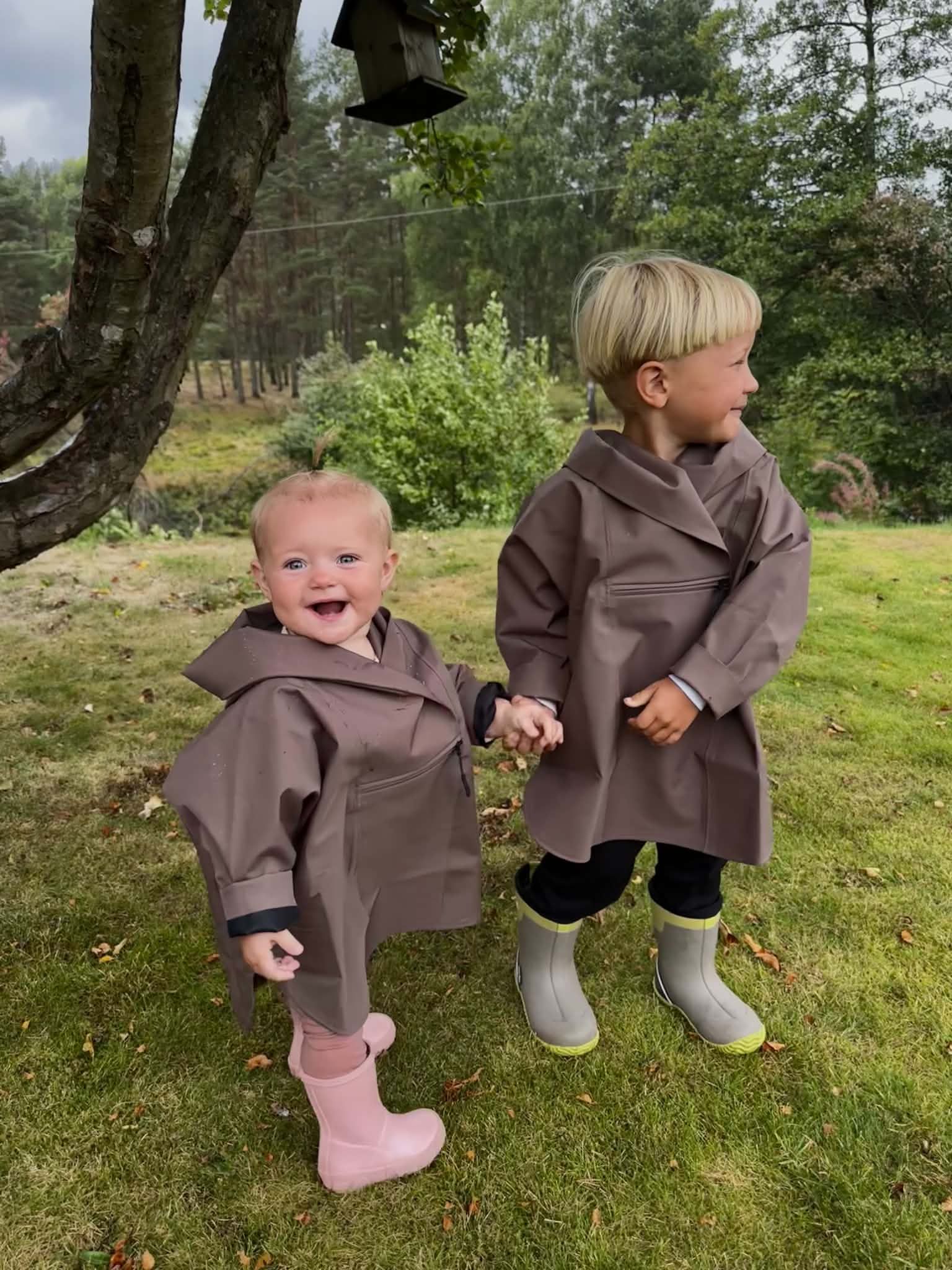 Premium Regnponcho, Milla & Max, Brown