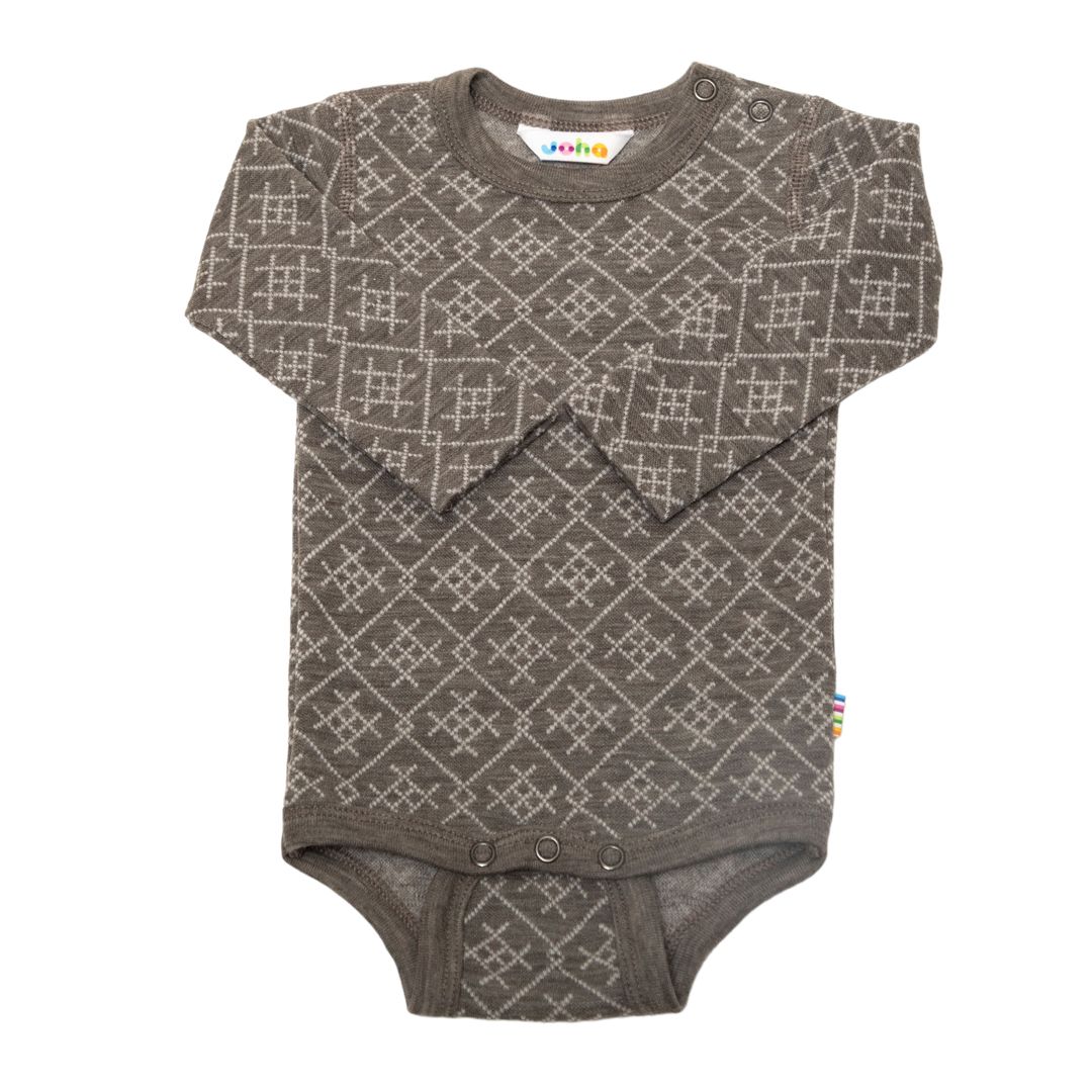 Body, Joha, Jacquard Knit, Beige YD