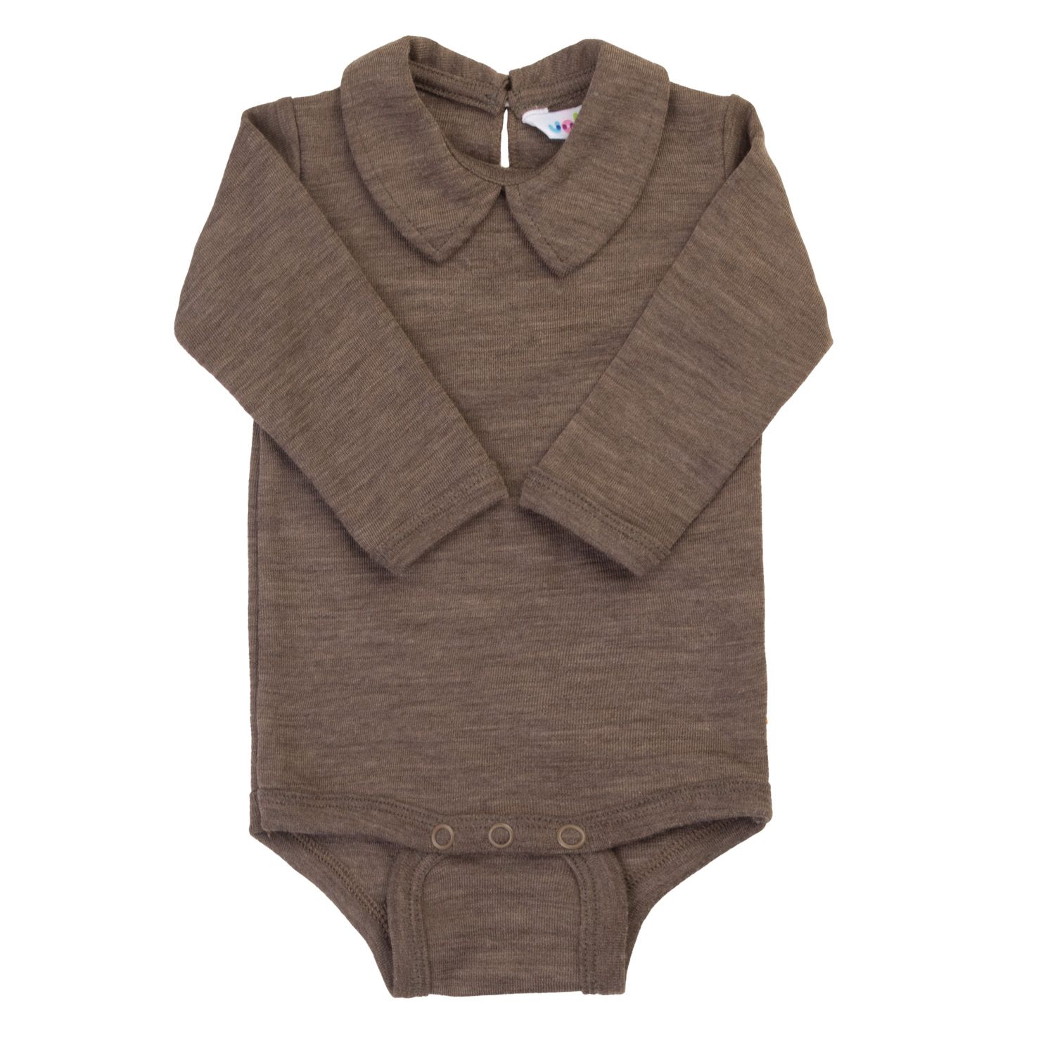 Joha Body m/krage, Ull/Silke, Beige