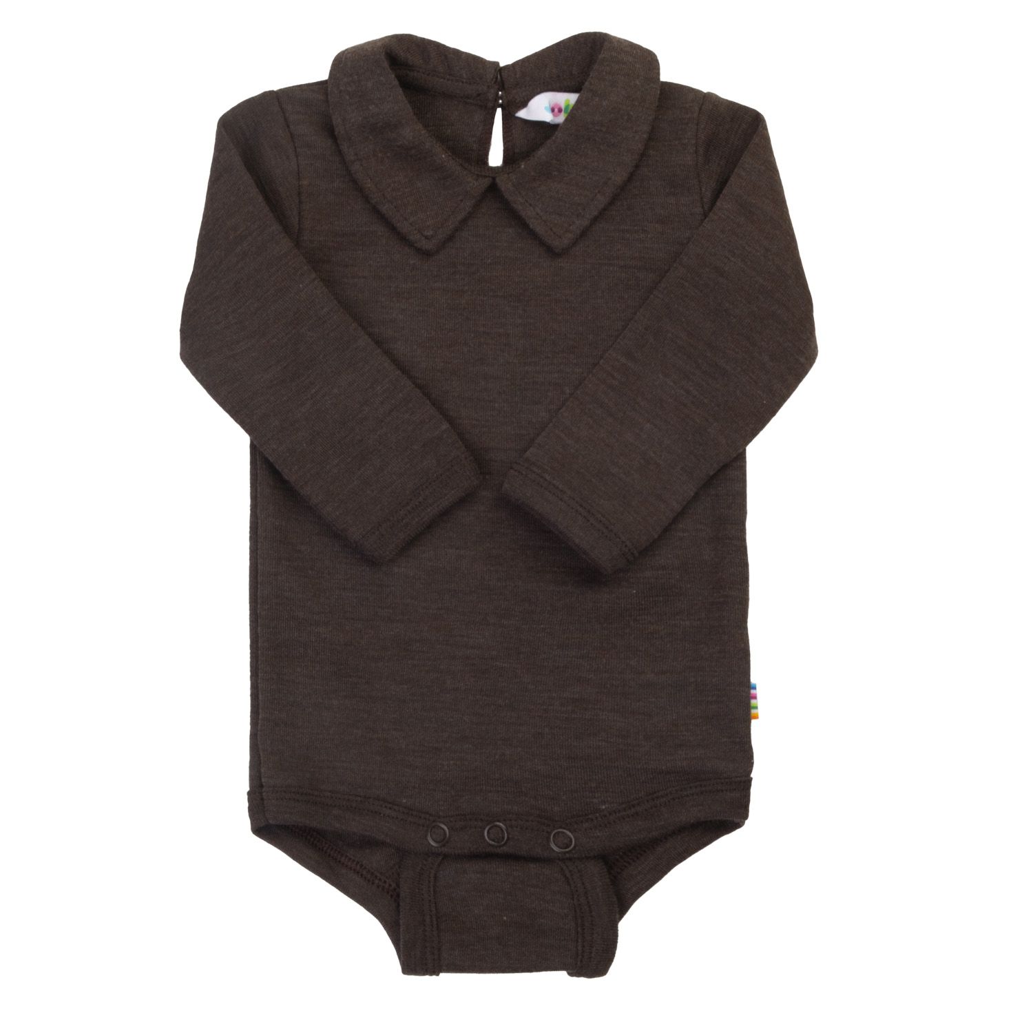 Joha Body m/krage, Ull/Silke, Brun