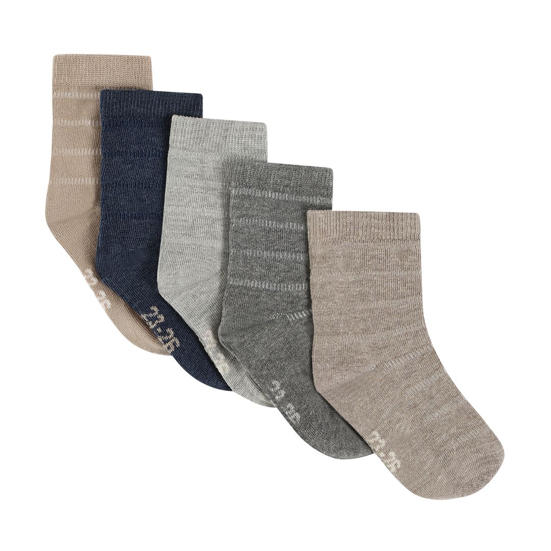 Minymo Sokker, Blå Mix 5pk