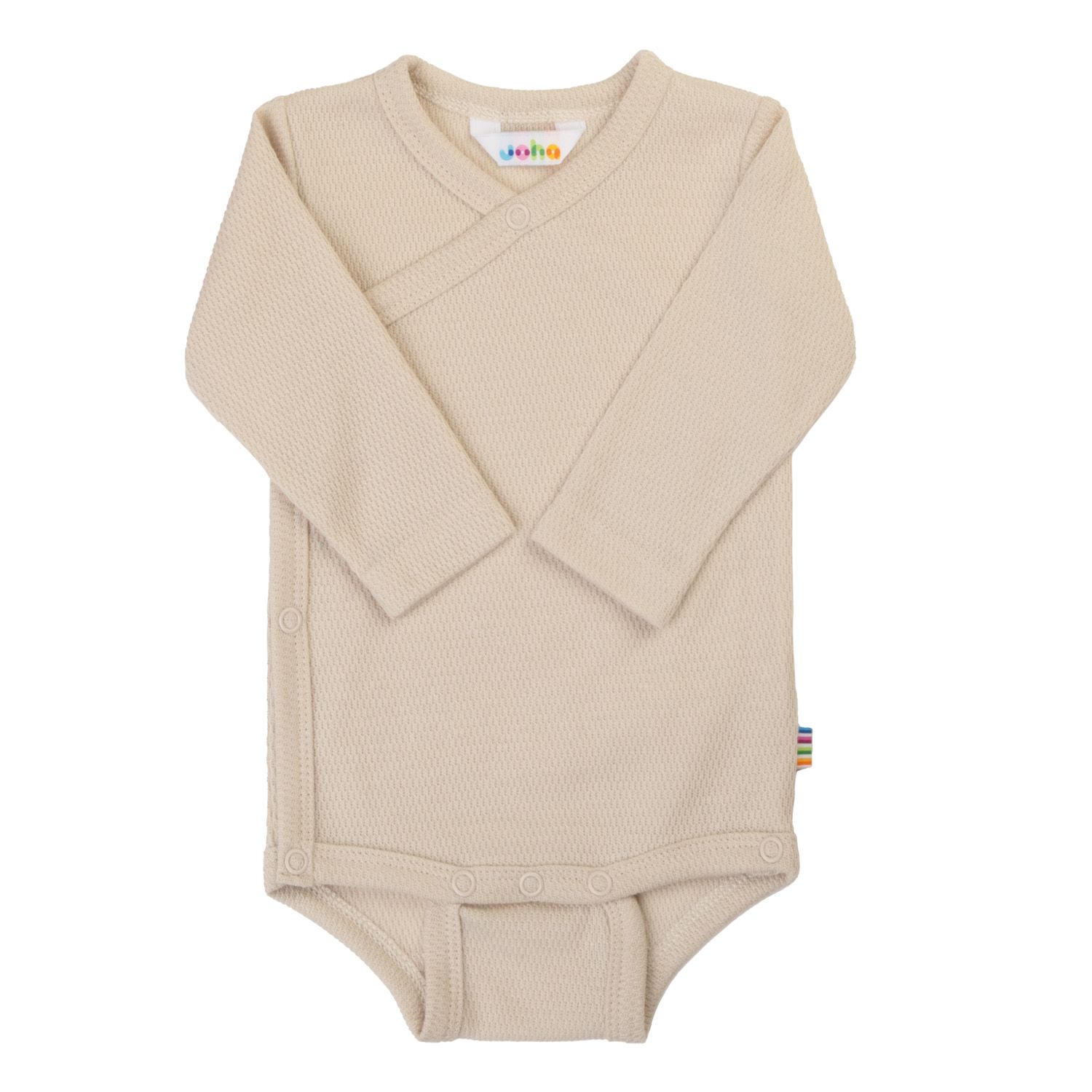 Joha Omslagsbody, Økologisk Bomull, Beige