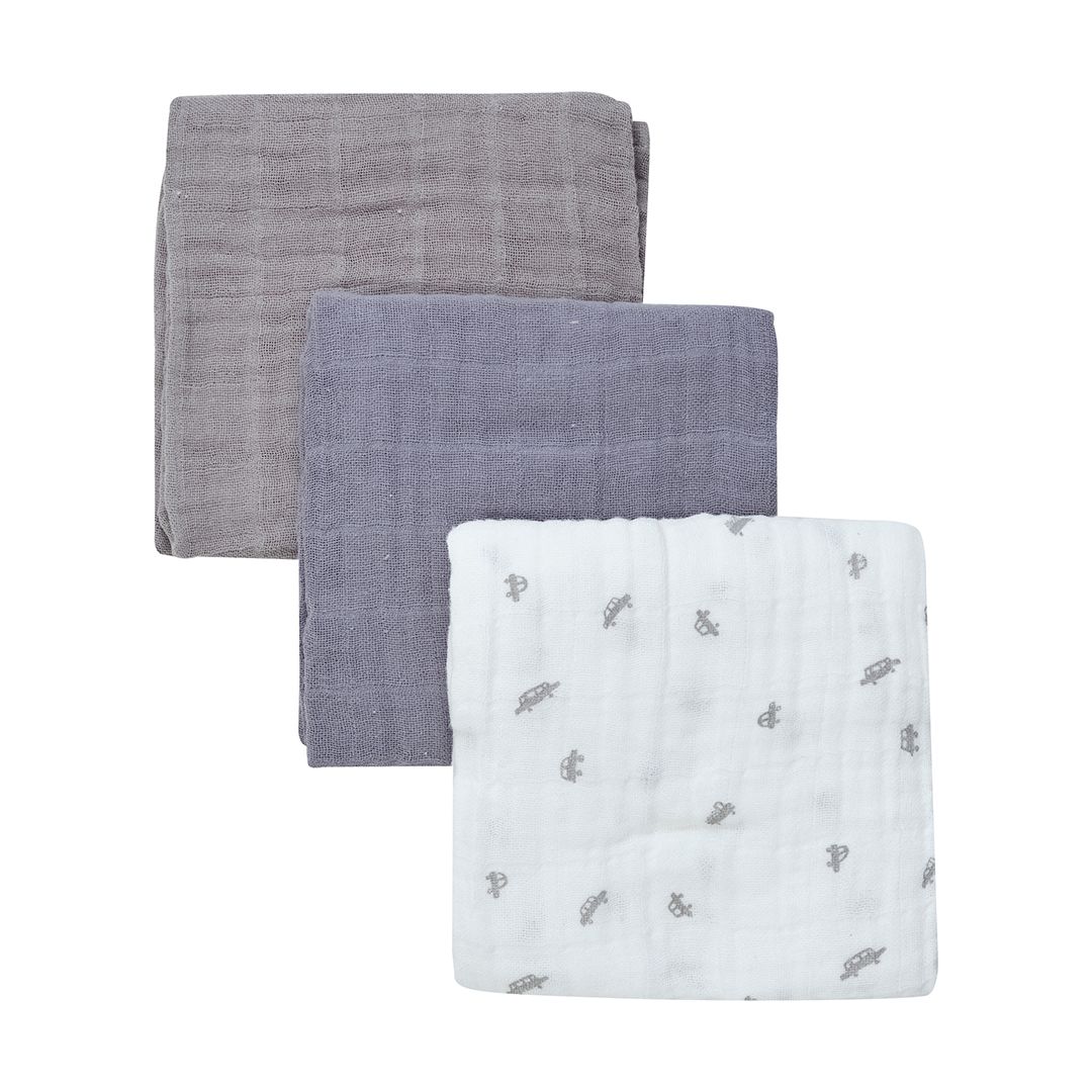 Gassklut, Pippi, Muslin, Tradewinds, 3pk