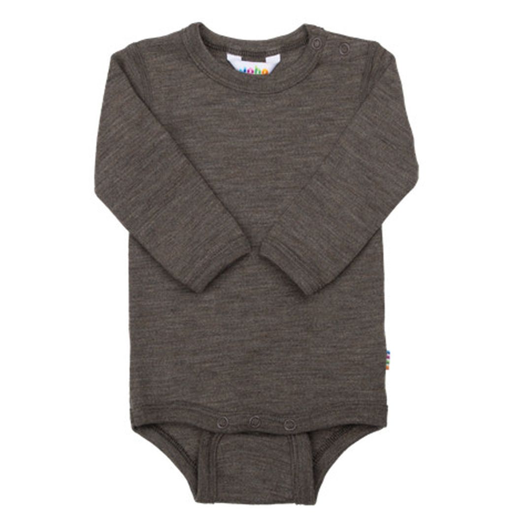 Body, Joha, Merinoull/silke, Brown Melange