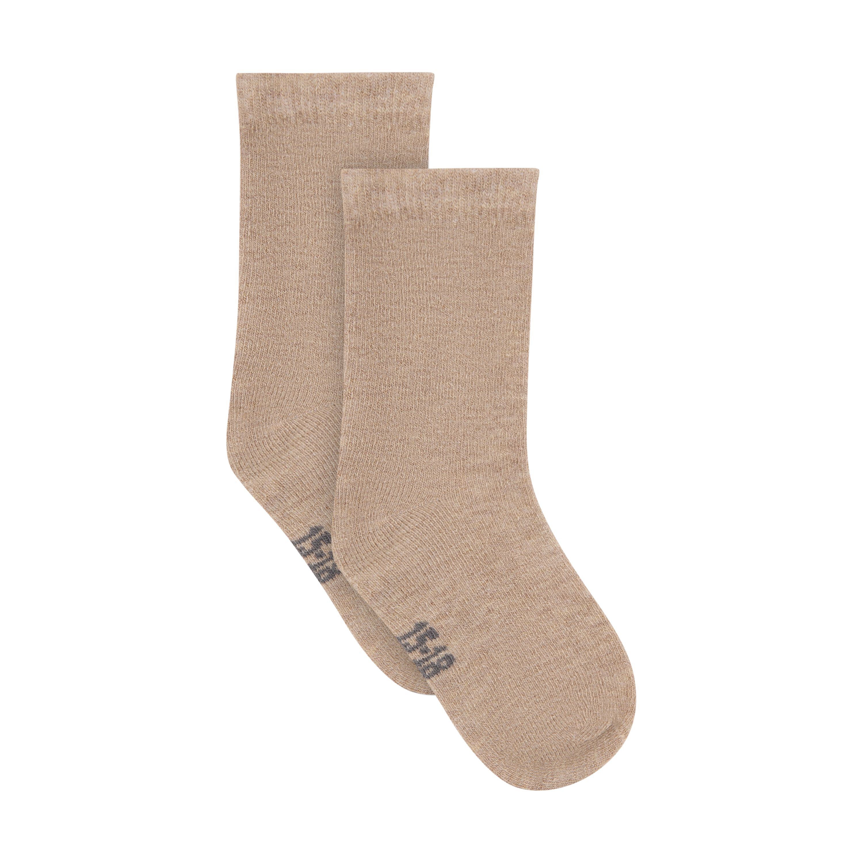 Minymo Ullsokker 2 pk, Sand Silver Mink