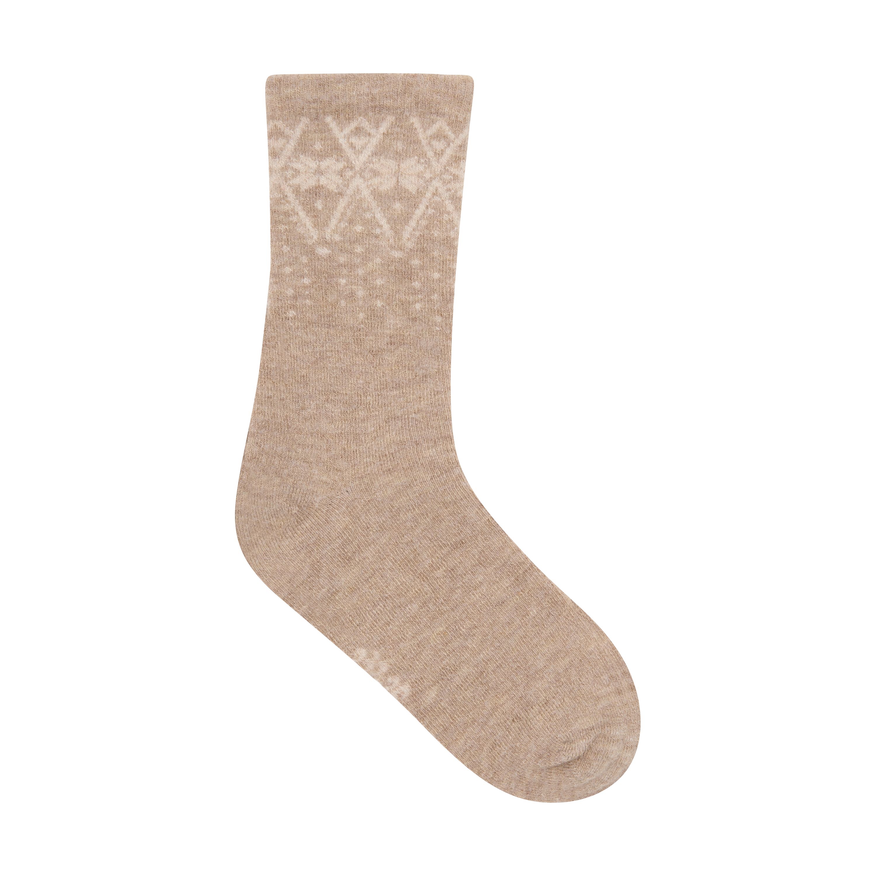 Minymo Ullsokker 2 pk, Sand Sheer Bliss
