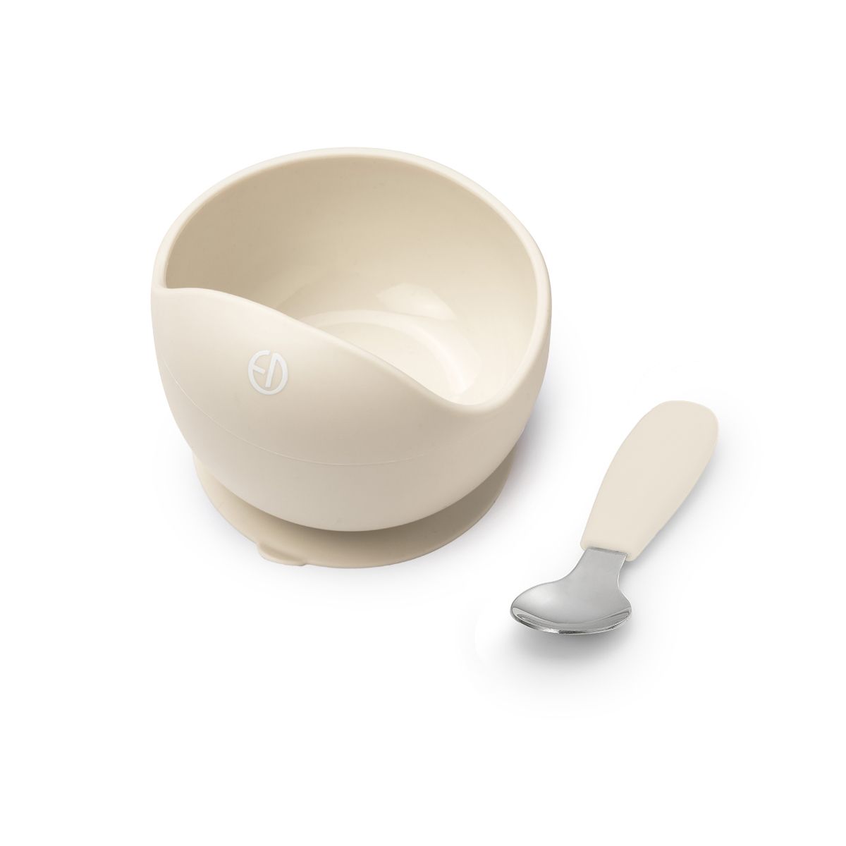 Spisesett, Elodie, Metal Vanilla White