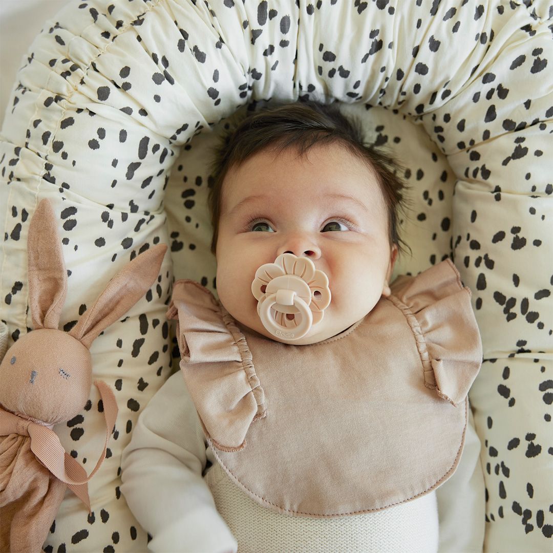 Smekke, Elodie, Drool Bib, Blushing Pink