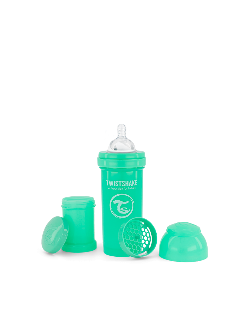 Flaske, Twistshake, Grønn, 260 ml