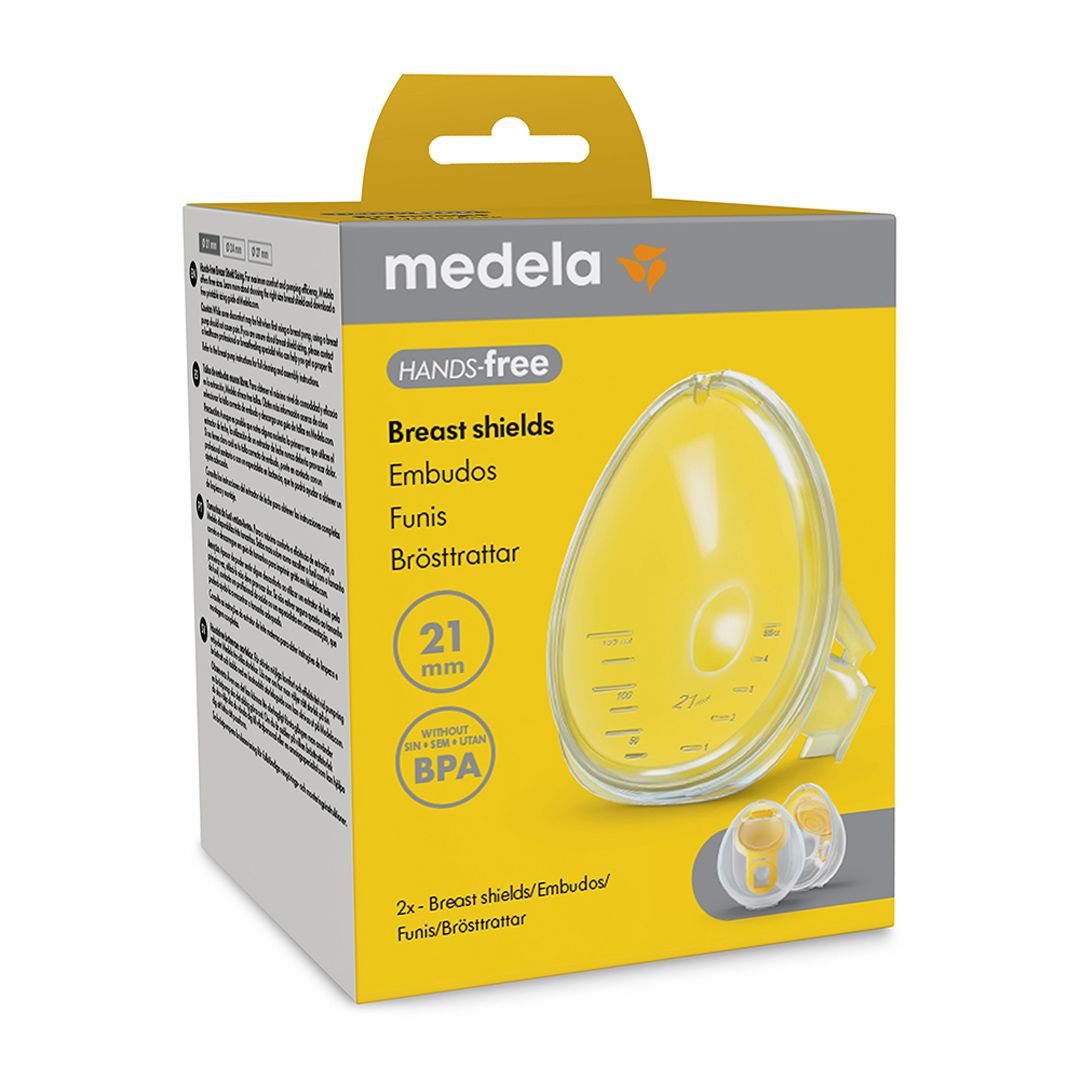 Hands-free Breast Shield, Medela, 21 mm, 2stk