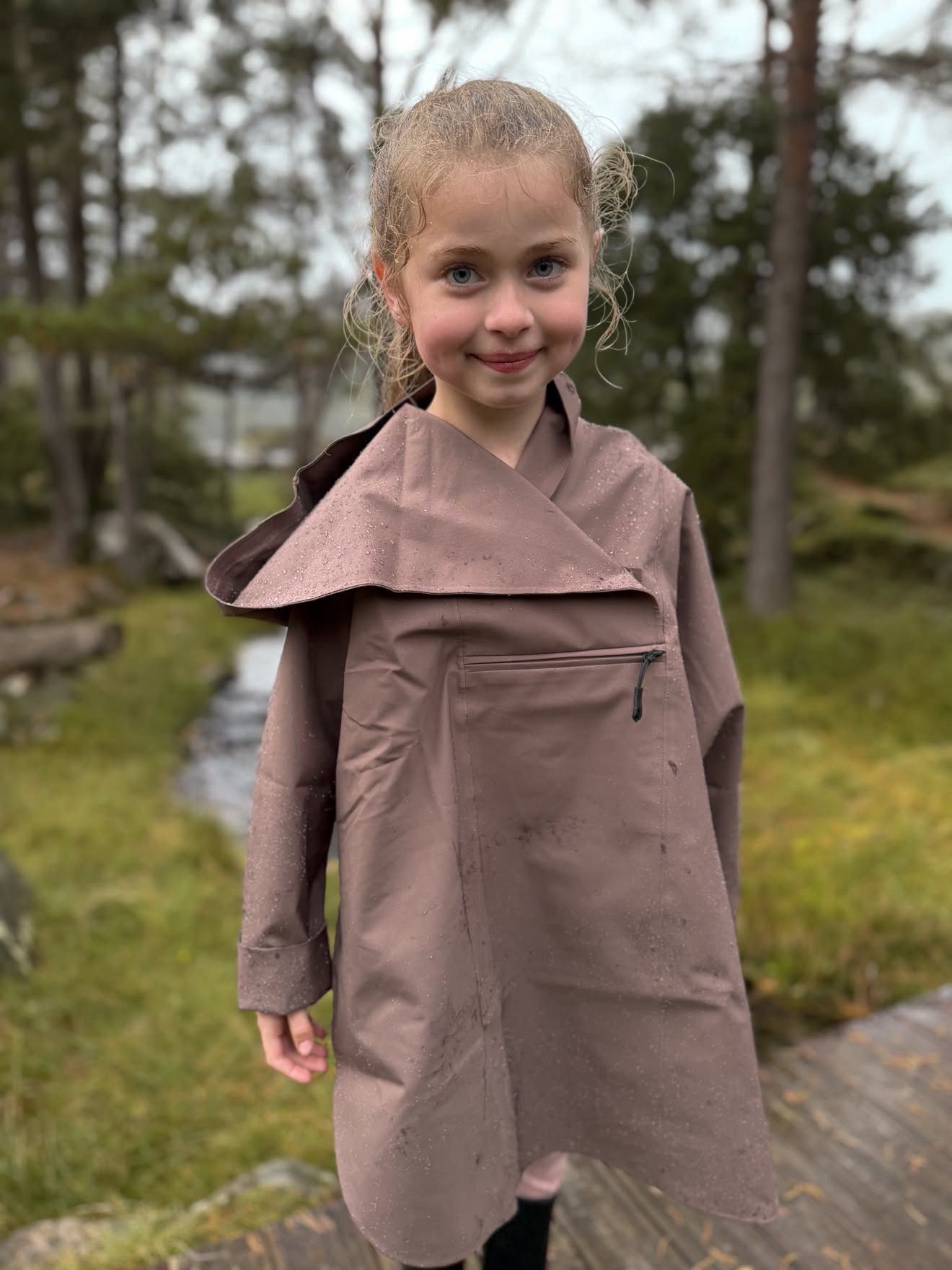 Premium Regnponcho, Milla & Max, Brown