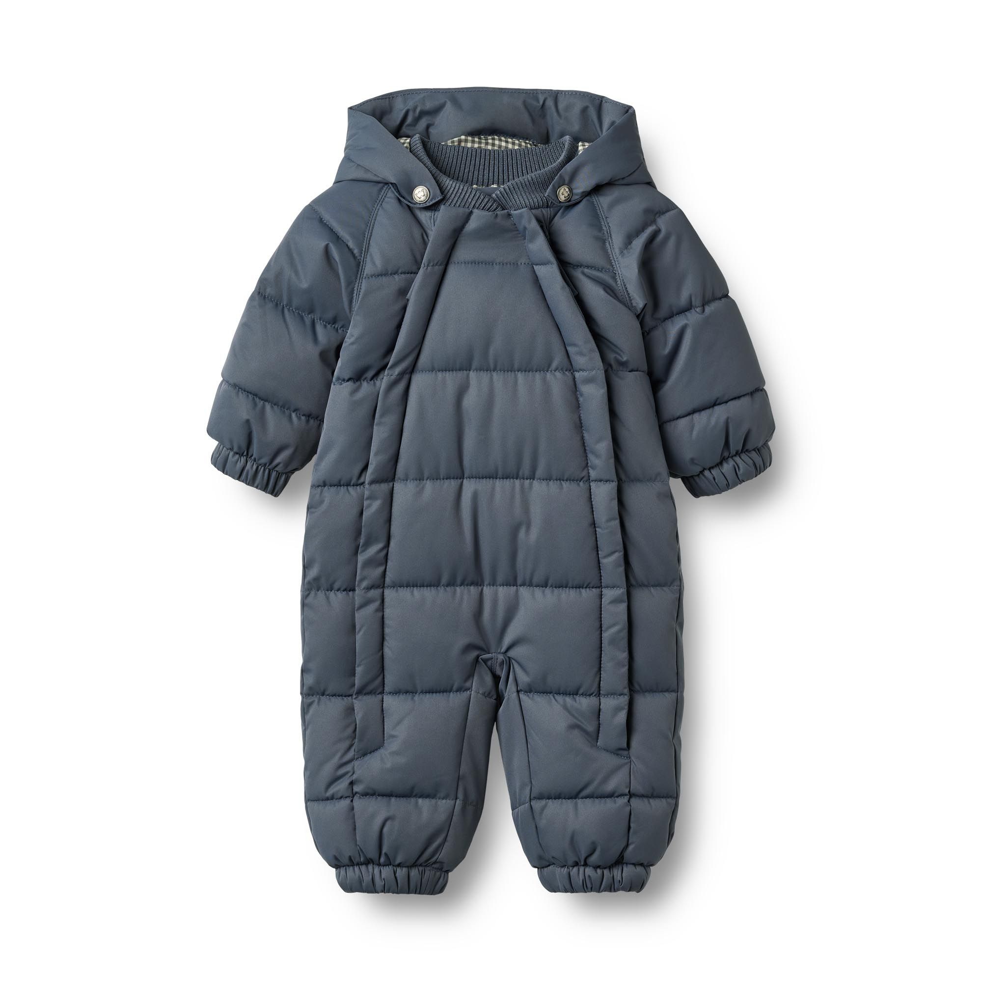 Wheat Vinterdress Baby, Grey Blue