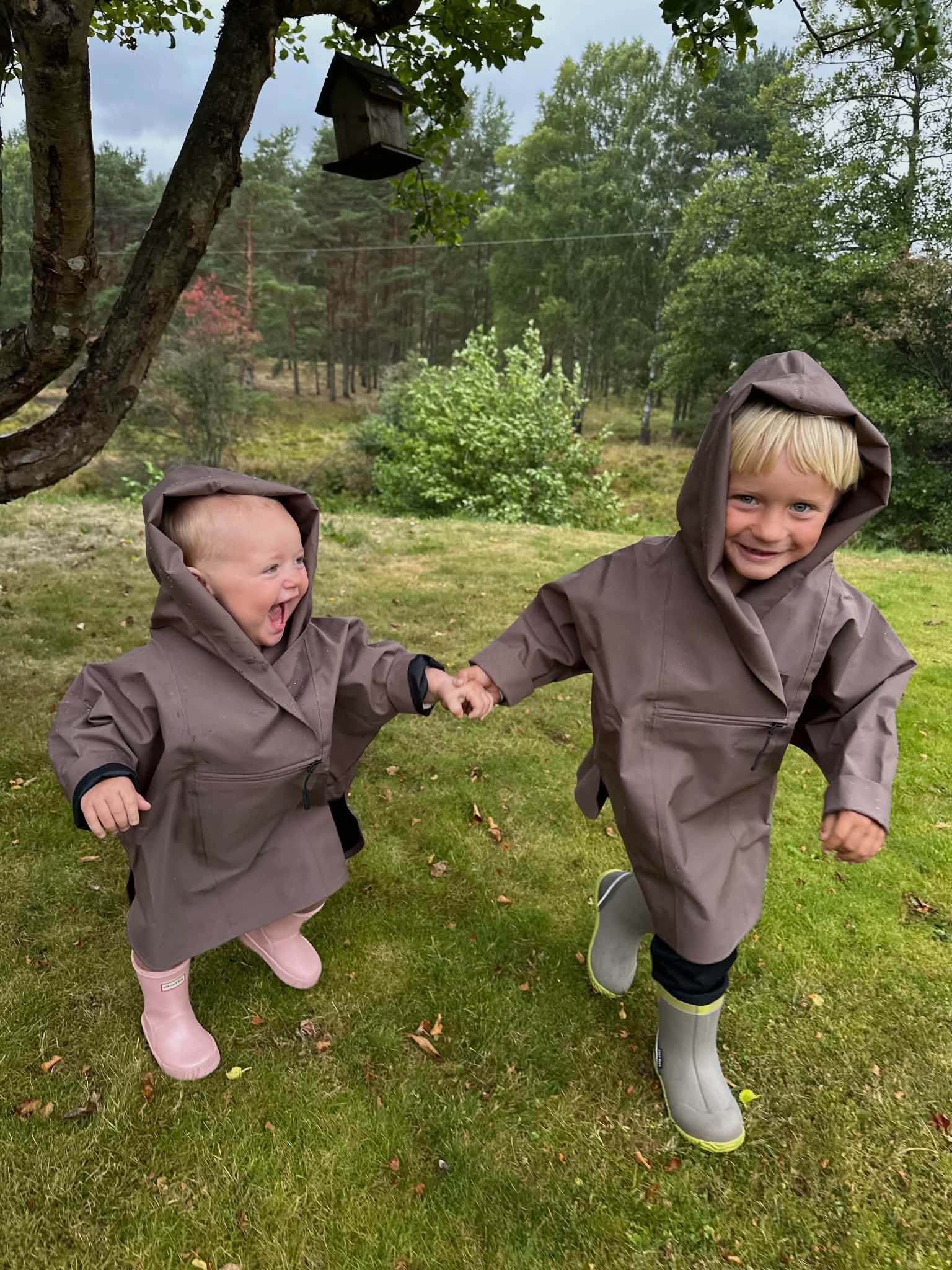 Premium Regnponcho, Milla & Max, Brown