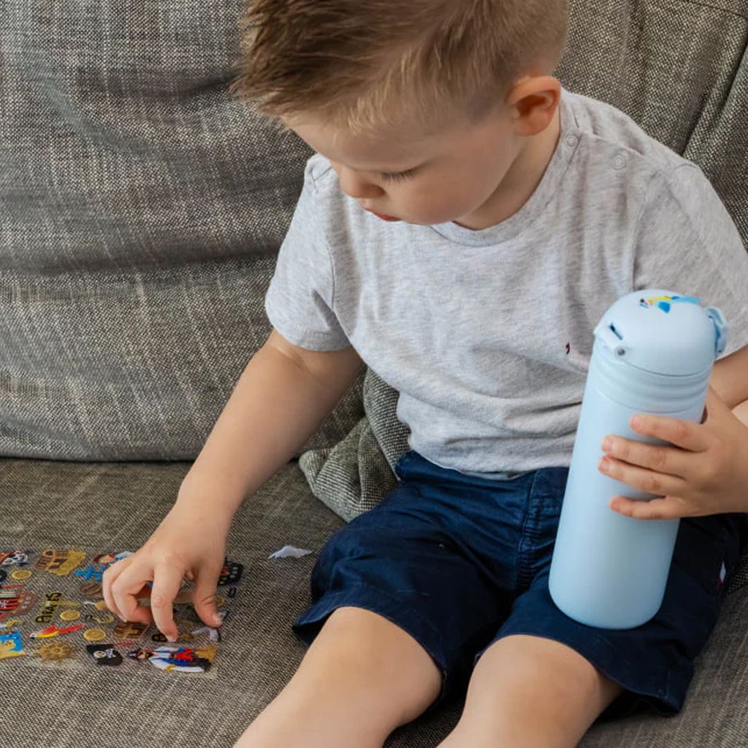 Drikkeflaske, IZY Kids, Blue Pirates, 350 ml
