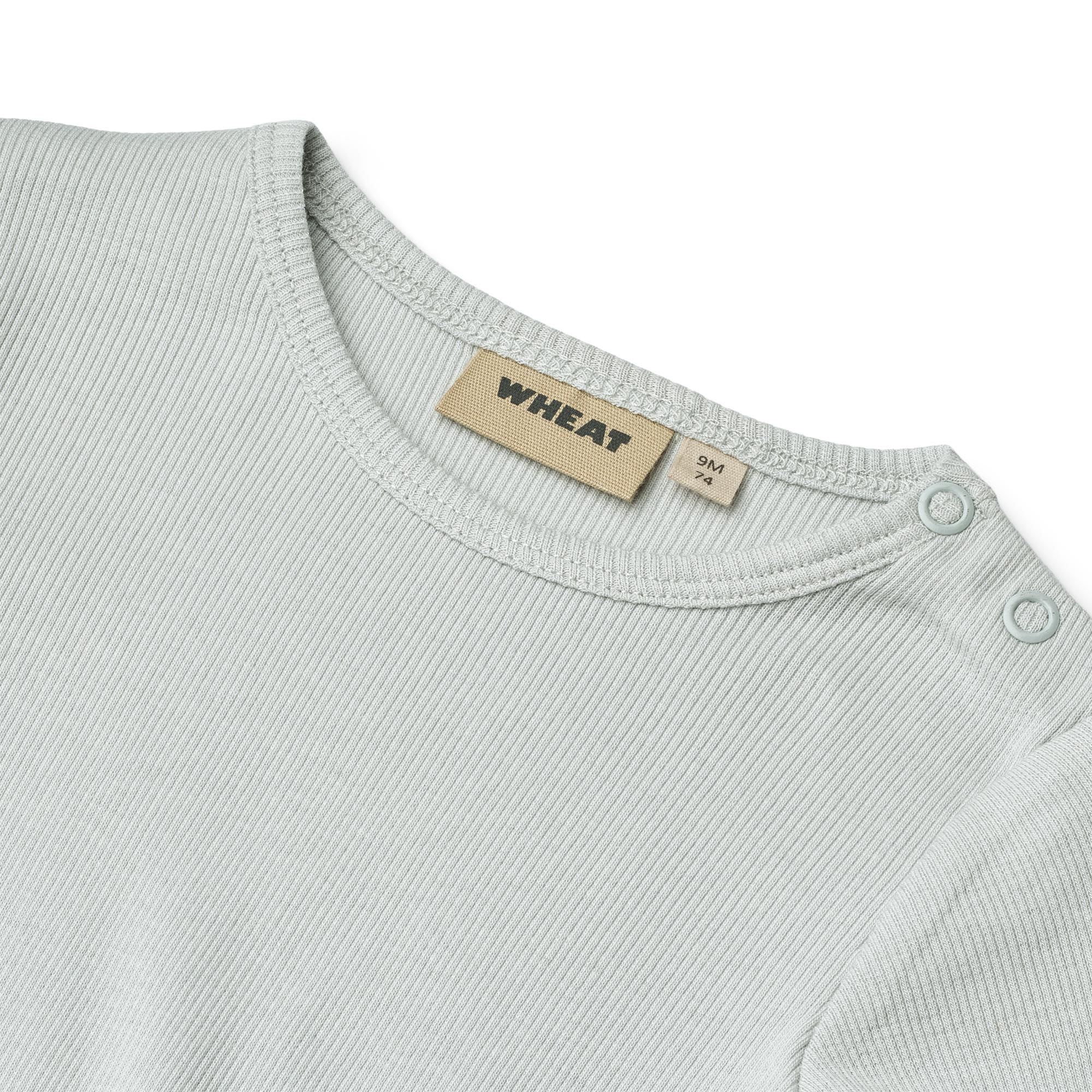Body, Wheat, Rib, Spencer, Soft Blue