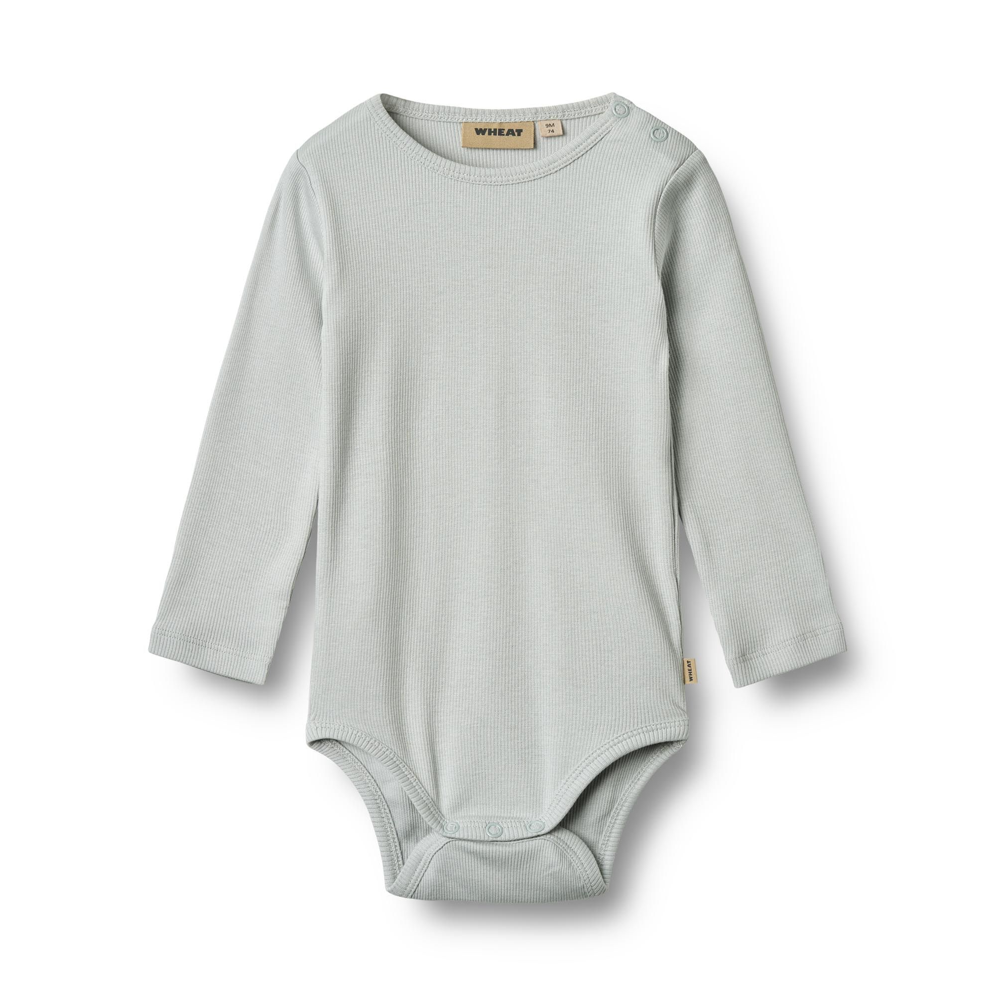Body, Wheat, Rib, Spencer, Soft Blue