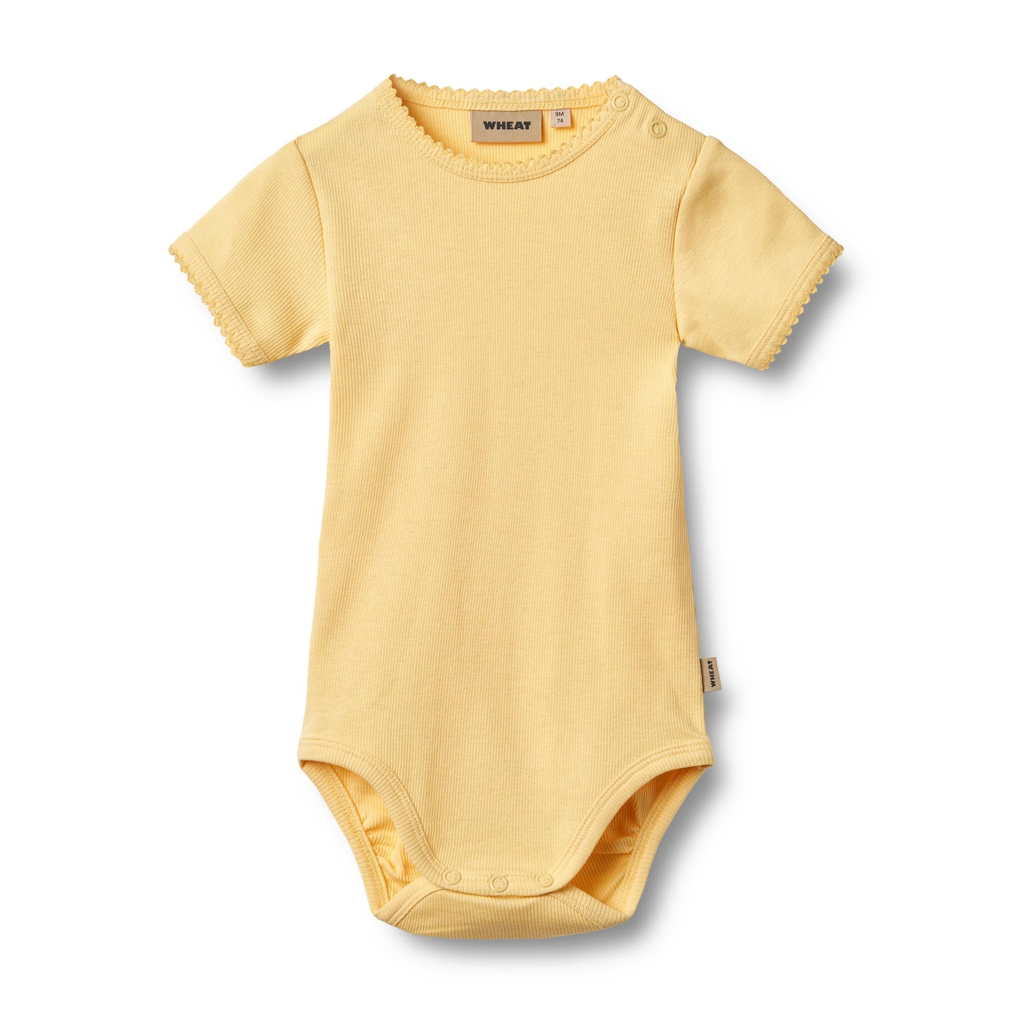 Body, Wheat, Rib, Lace Elisa, Golden Yellow