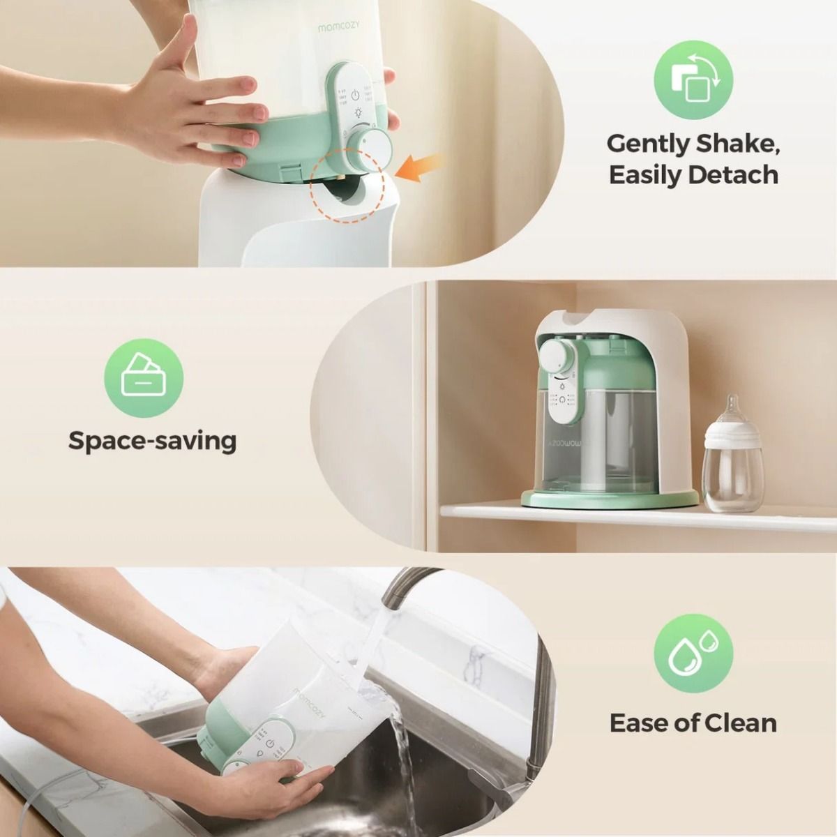 Momcozy, Dual Lights, Water Warmer for Night Feedings