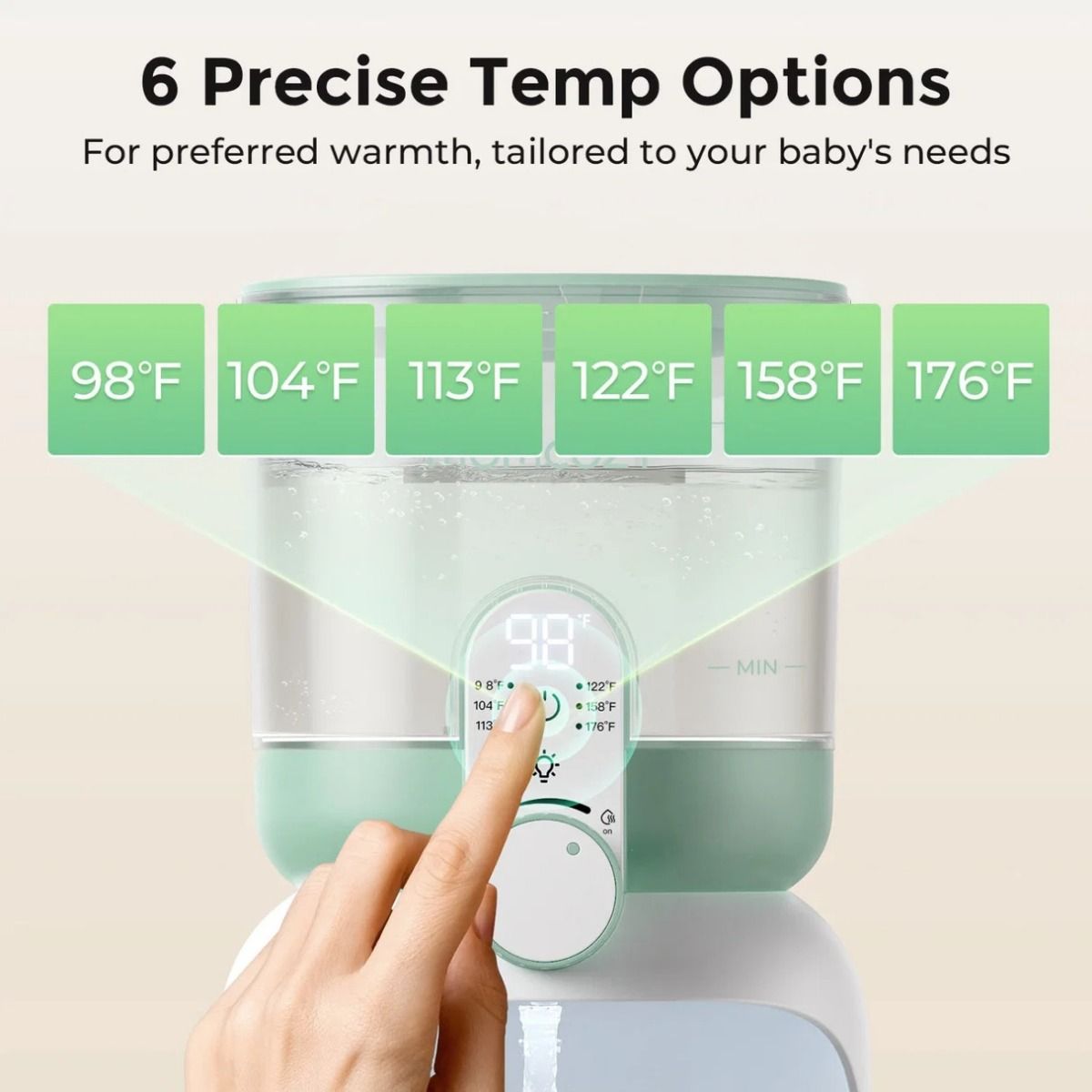 Momcozy, Dual Lights, Water Warmer for Night Feedings