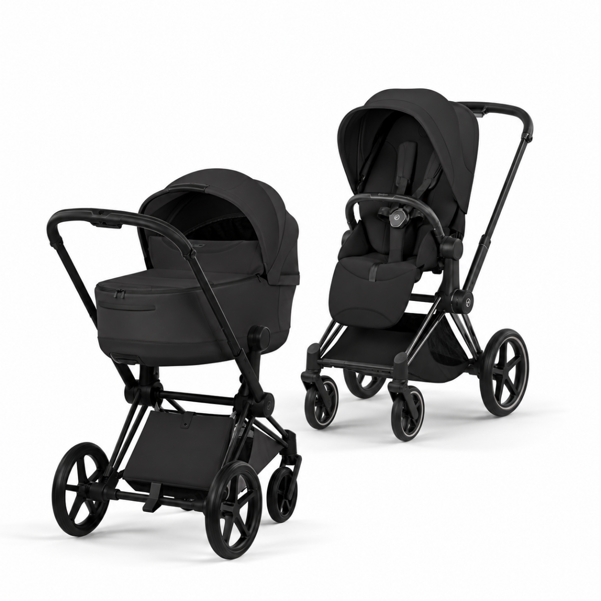 Cybex Priam, Style Collection, Komplett Barnevogn, New Generation, Chrome/Sepia Black