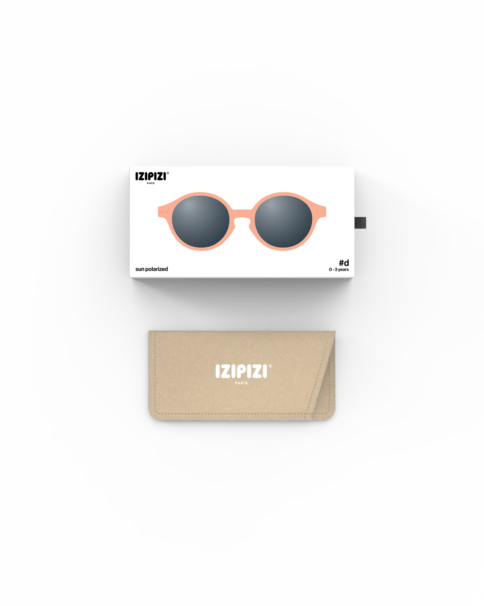 IZIPIZI® Solbriller, Baby 0-3 år #D, Apricot