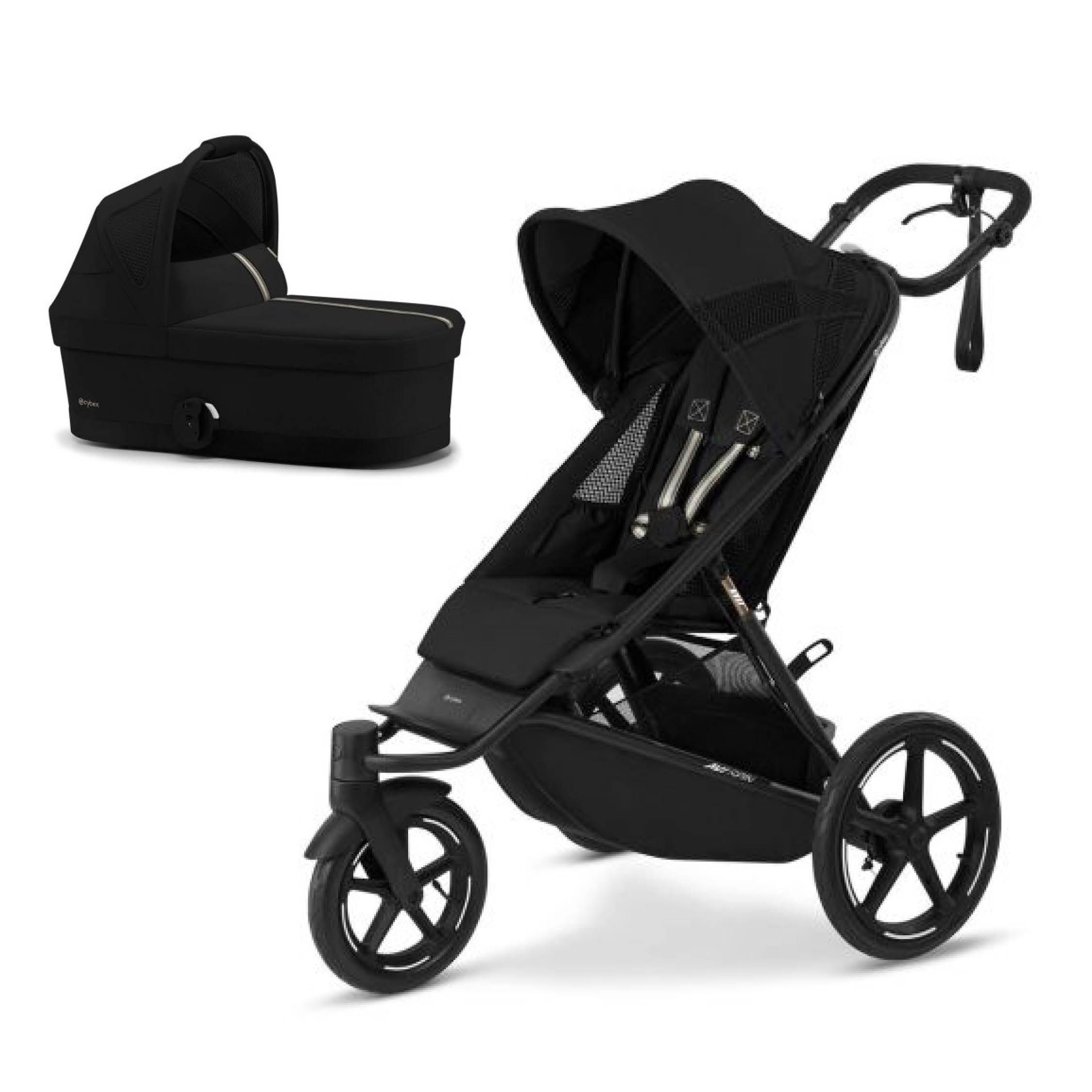Komplett vogn, Cybex, Avi Spin, BLK Moon Black