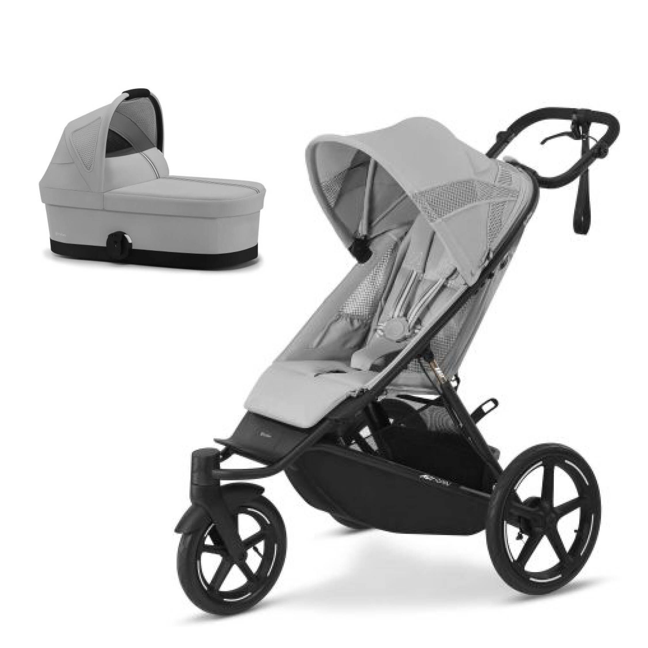 Komplett vogn, Cybex, Avi Spin, BLK Fog Grey