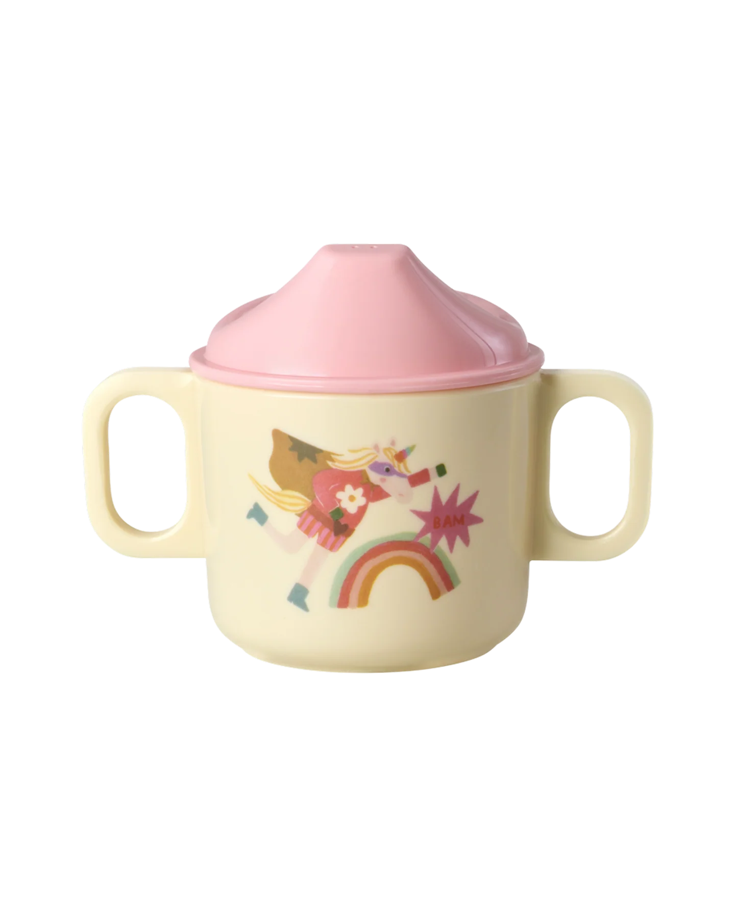 Tutekopp, "Hero" print, Rosa, 250ml, Rice