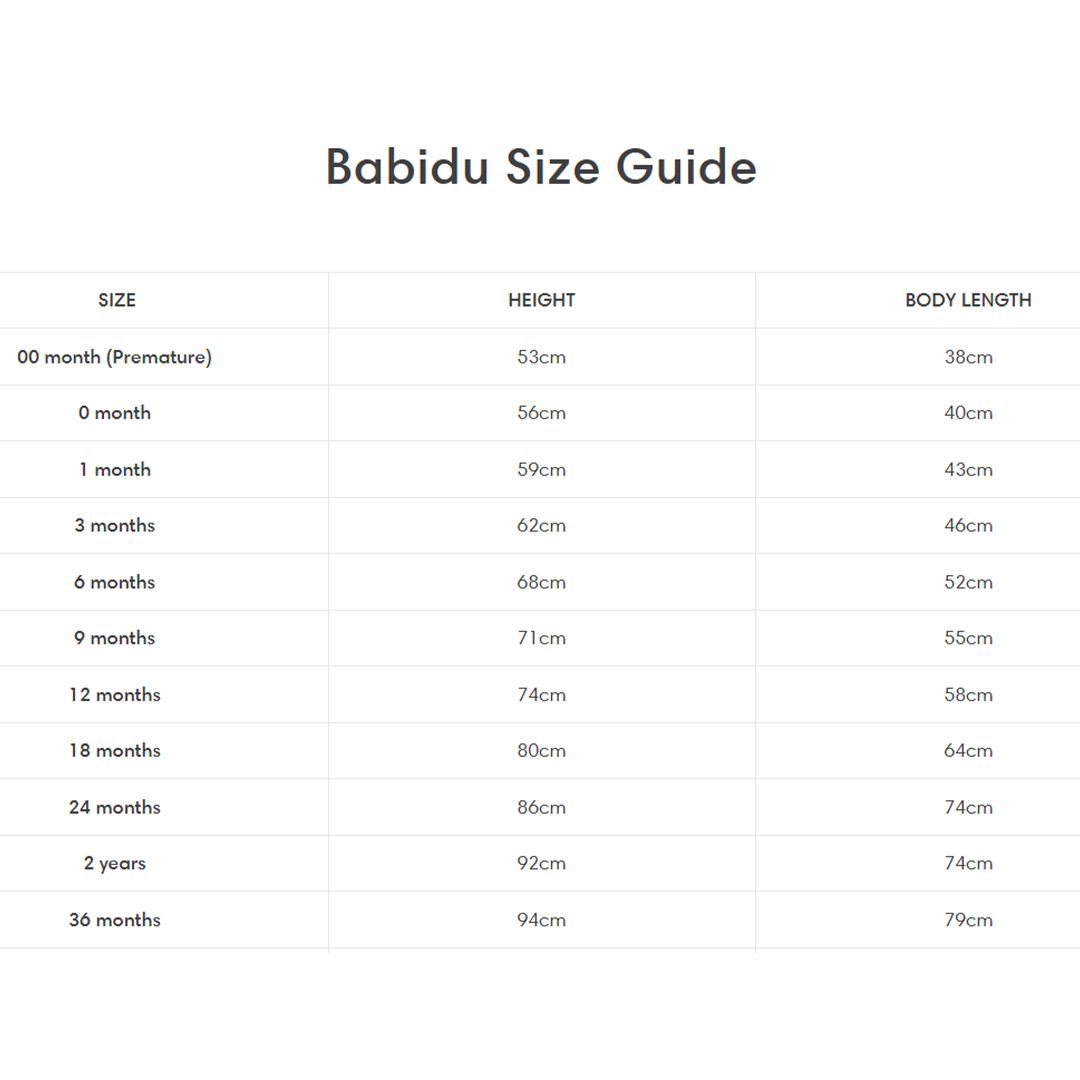 Body, Babidu, LS Bomull, Offwhite