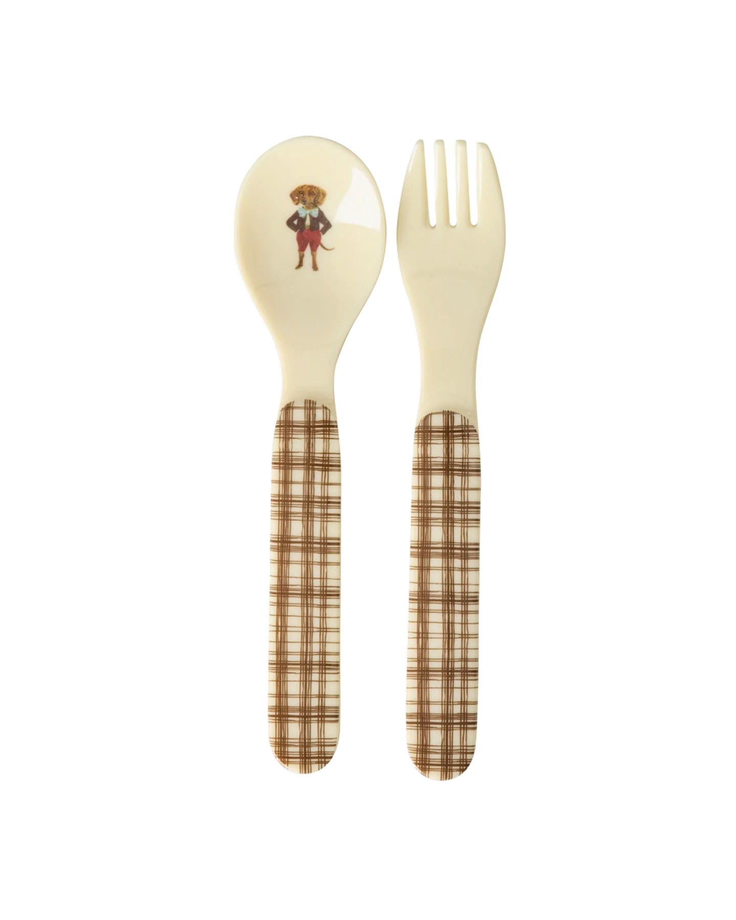 Babyservise i gaveeske, Nathalie Lété-design, Brun, Rice