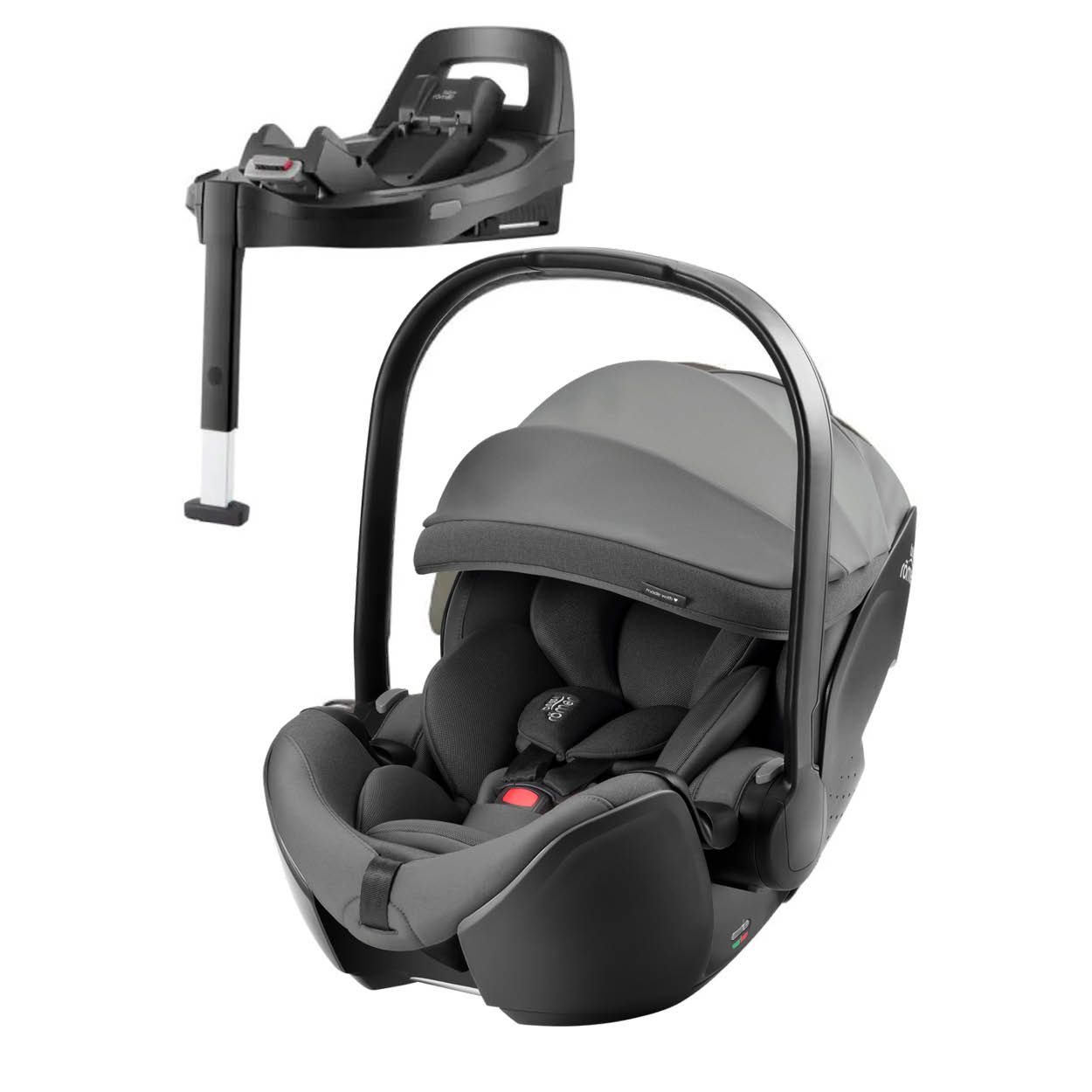 Bilstol, Britax, Baby-Safe Pro, Style Mineral Grey + Base 5Z Vario