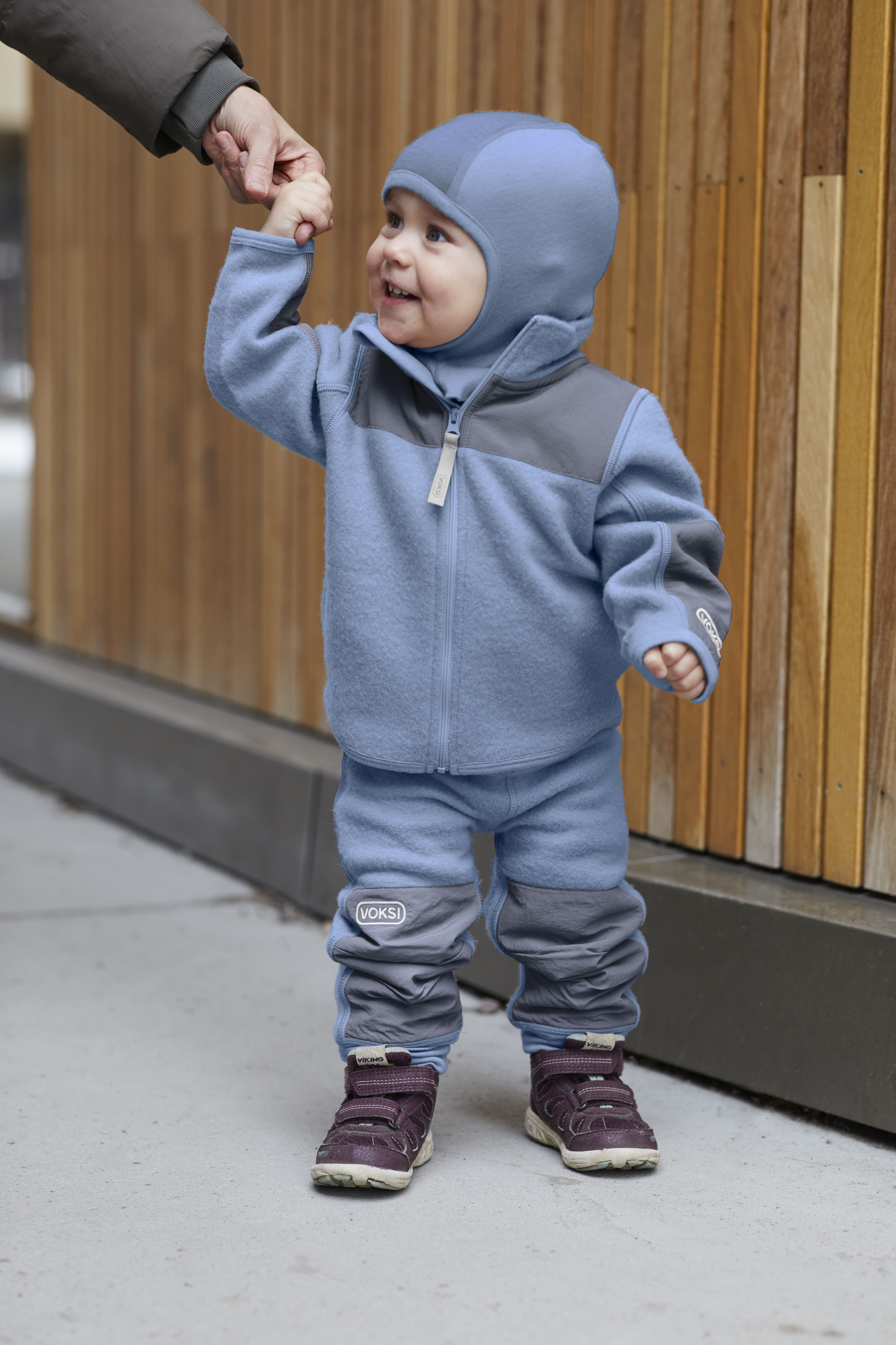 Voksi® Jakke, Ull Fleece, Blue Bell