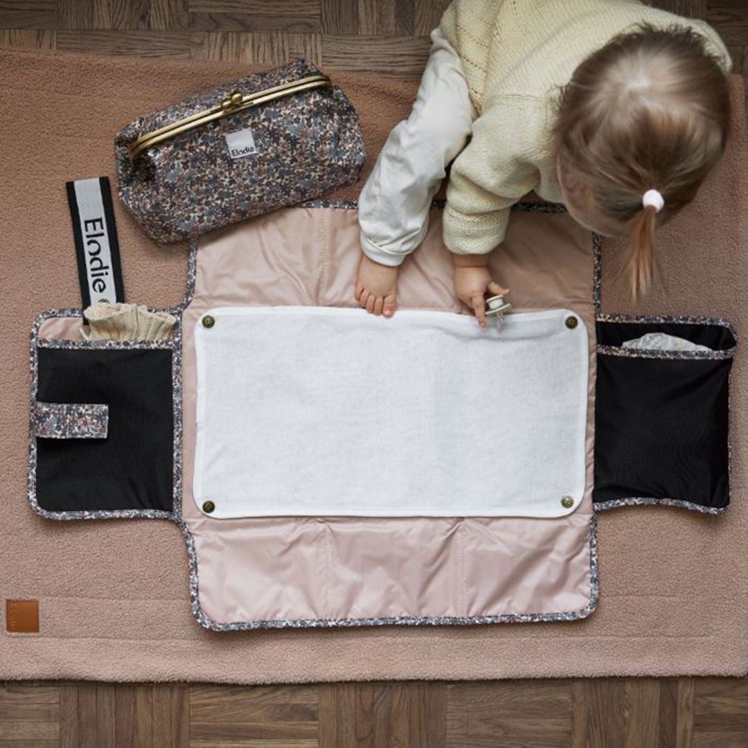 Elodie Toalettmappe Zip & Go, Blue Garden