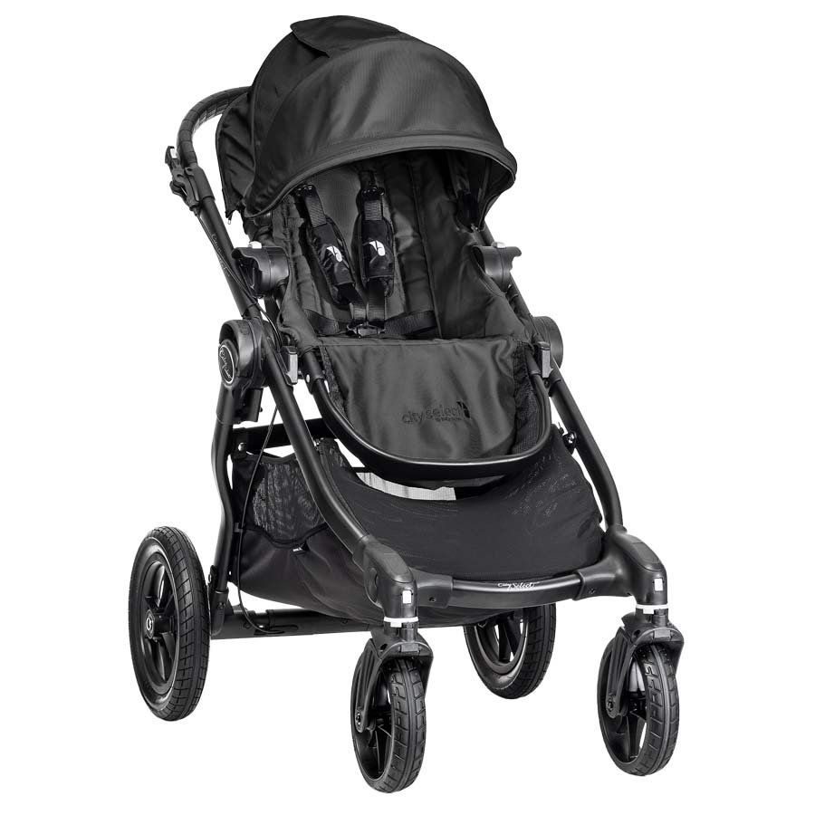 Vogn, City Select inkl. bassinet og søskensete, BabyJogger, Sort