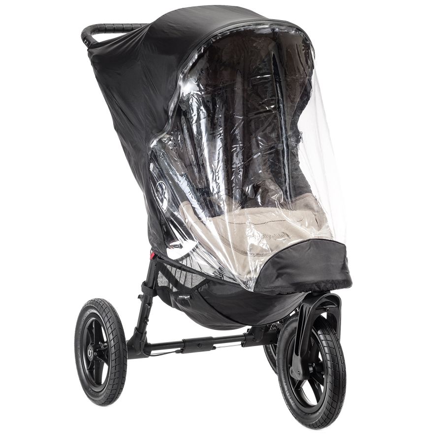 Regntrekk, City Elite, Babyjogger, Transparent/Sort