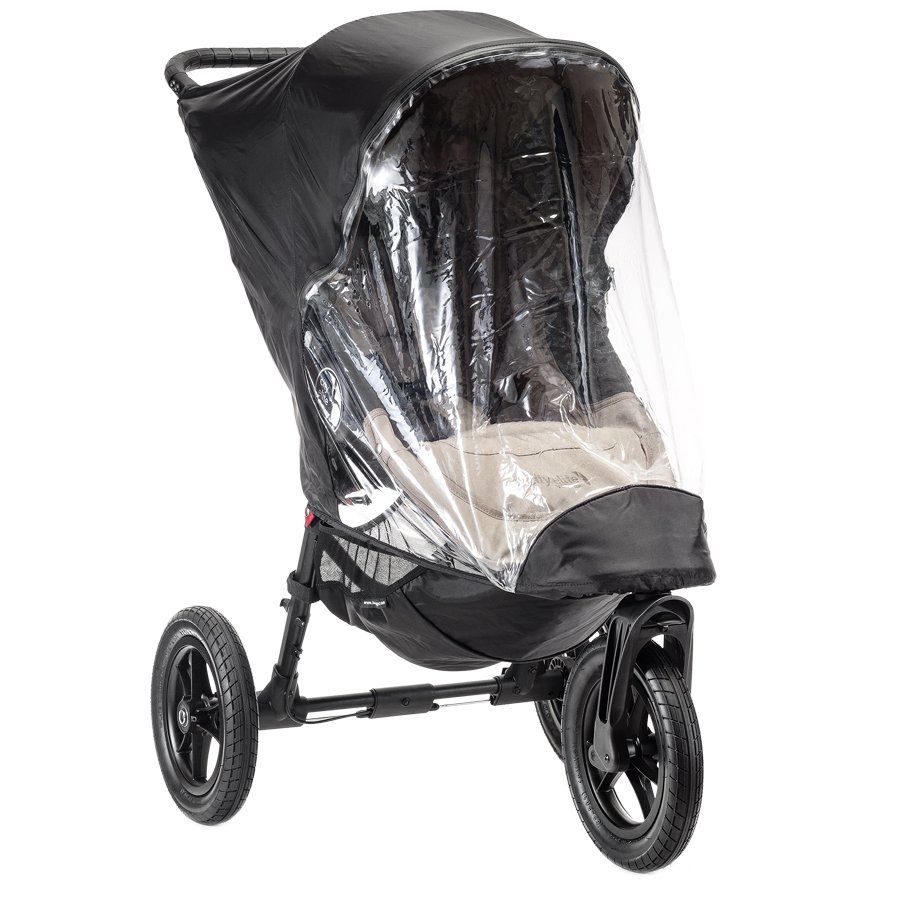 Regntrekk, City Elite, Babyjogger, Transparent/Sort
